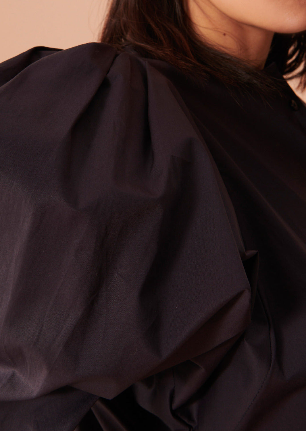 Chemise Citron bleu nuit en popeline Faume - seconde main