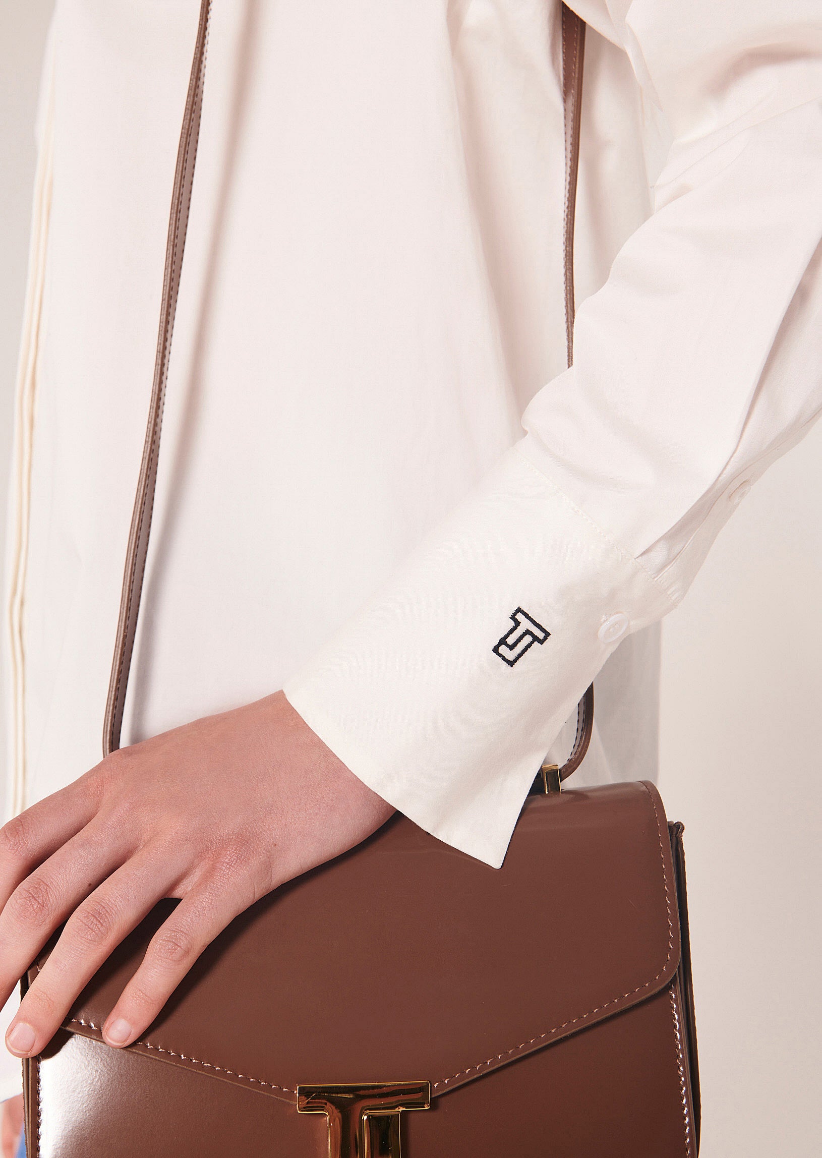 Chemise Clarence blanche en popeline Faume - seconde main