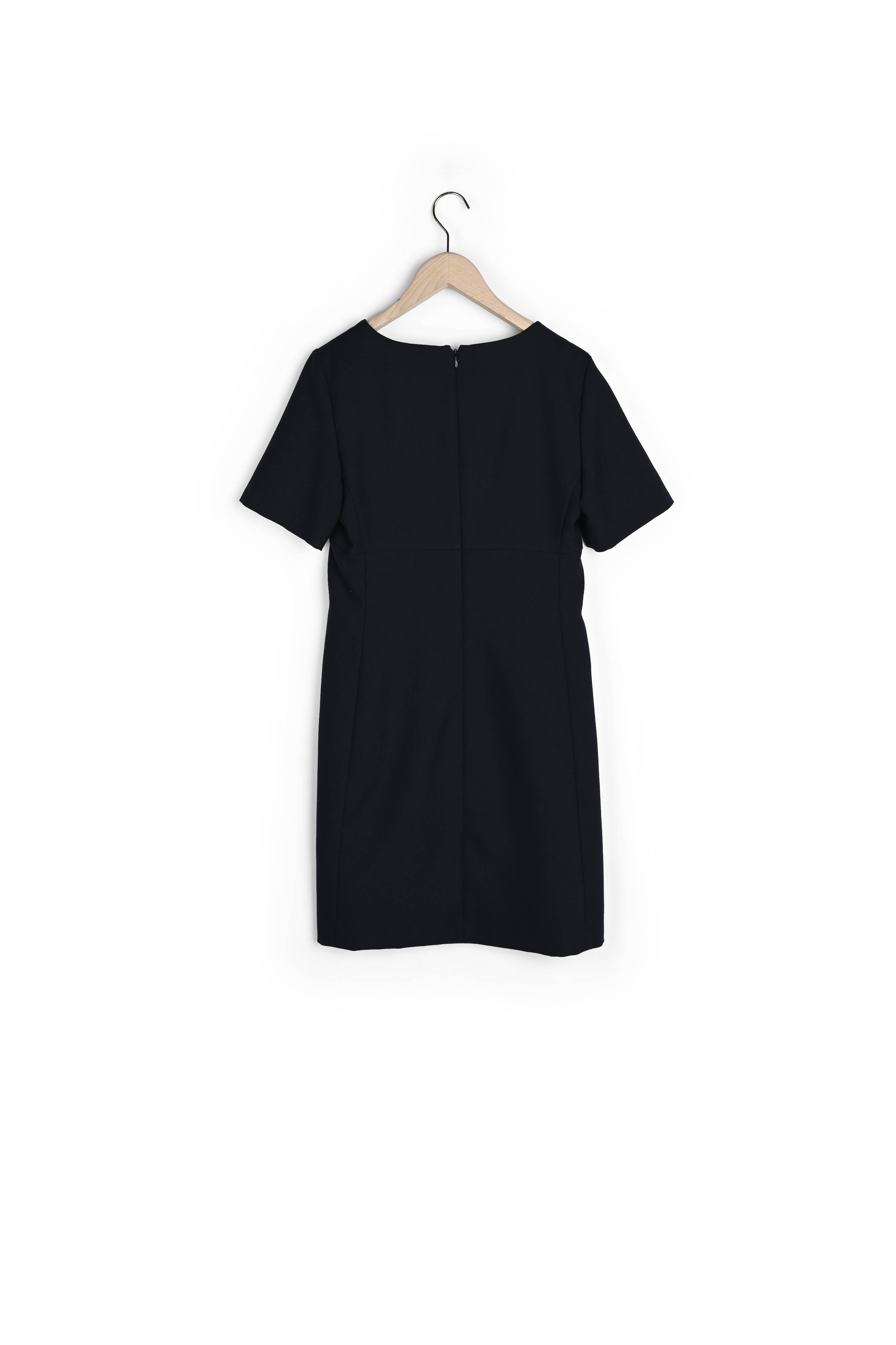 Robe Rozerin bleu nuit en toile tailleur Faume - seconde main