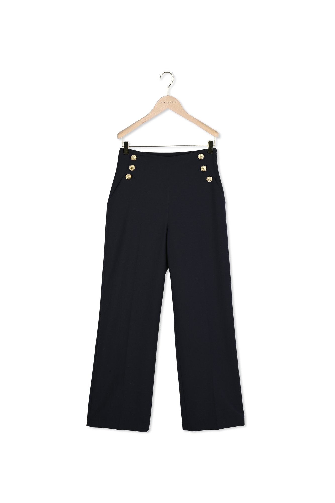 Pantalon Pilar bleu nuit Faume - seconde main