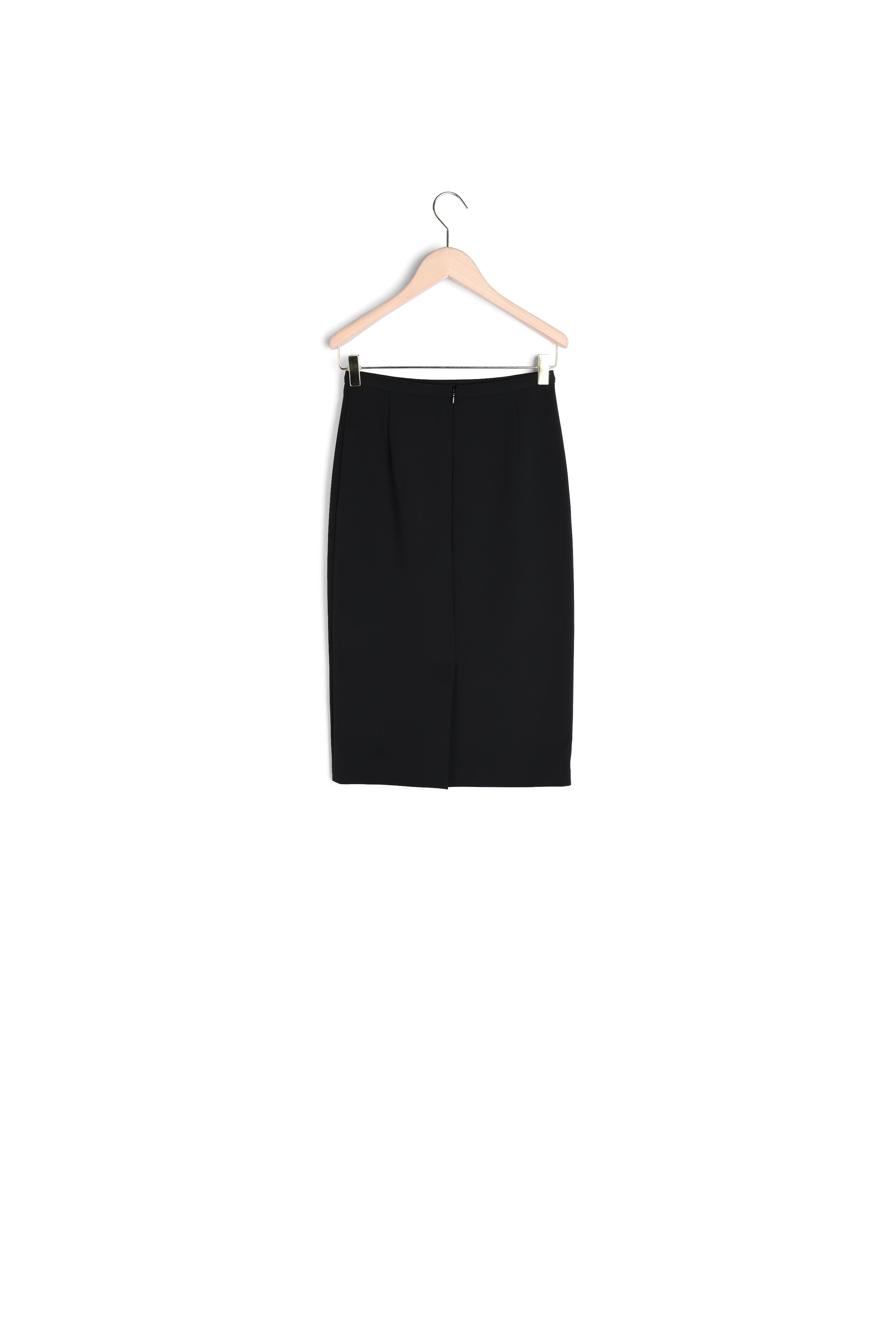 Jupe crayon Jack en tailleur stretch noire Faume - seconde main