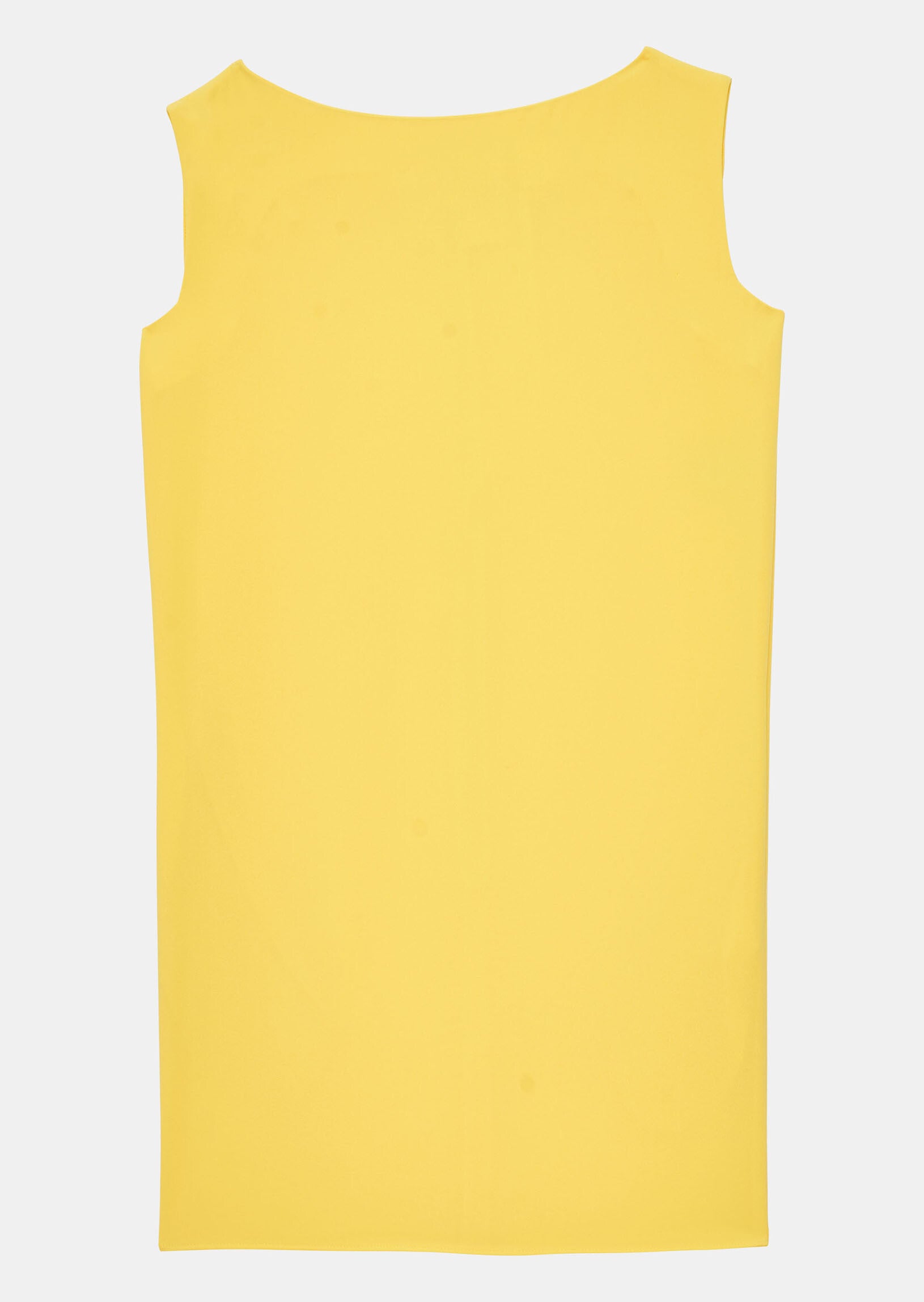 Robe trois trous Rougir jaune en crêpe Faume - seconde main