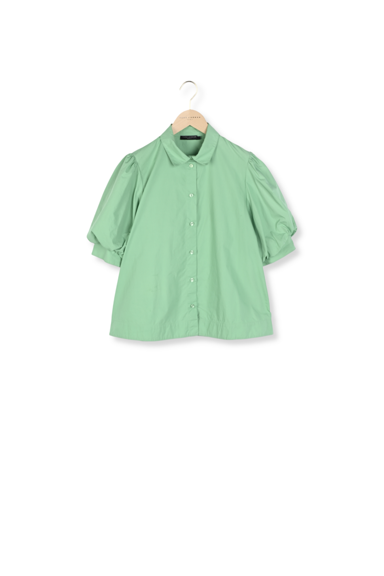 Chemise verte en popeline Calypso Faume - seconde main