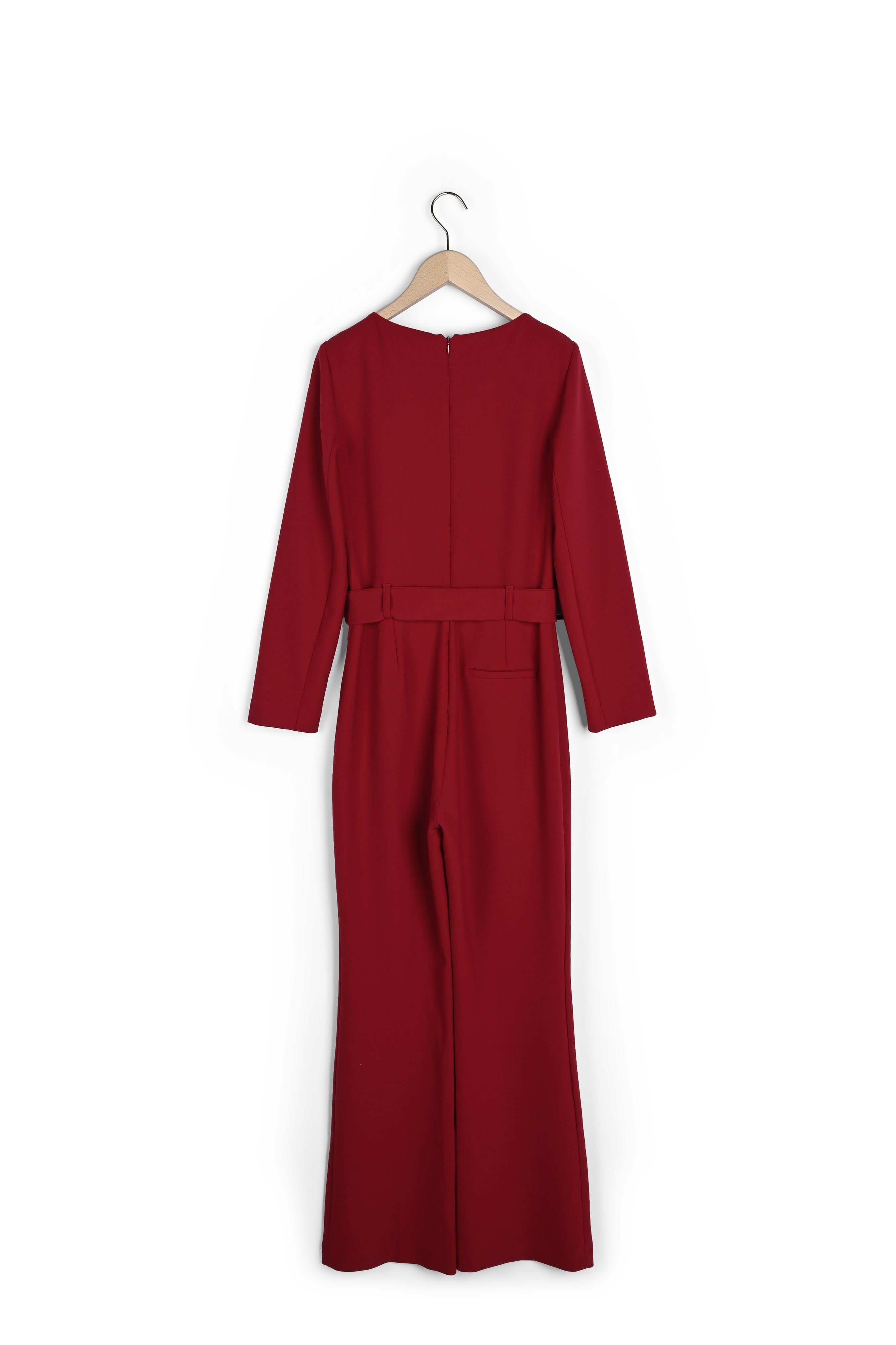 Combinaison Phenicia rouge en toile double Faume - seconde main