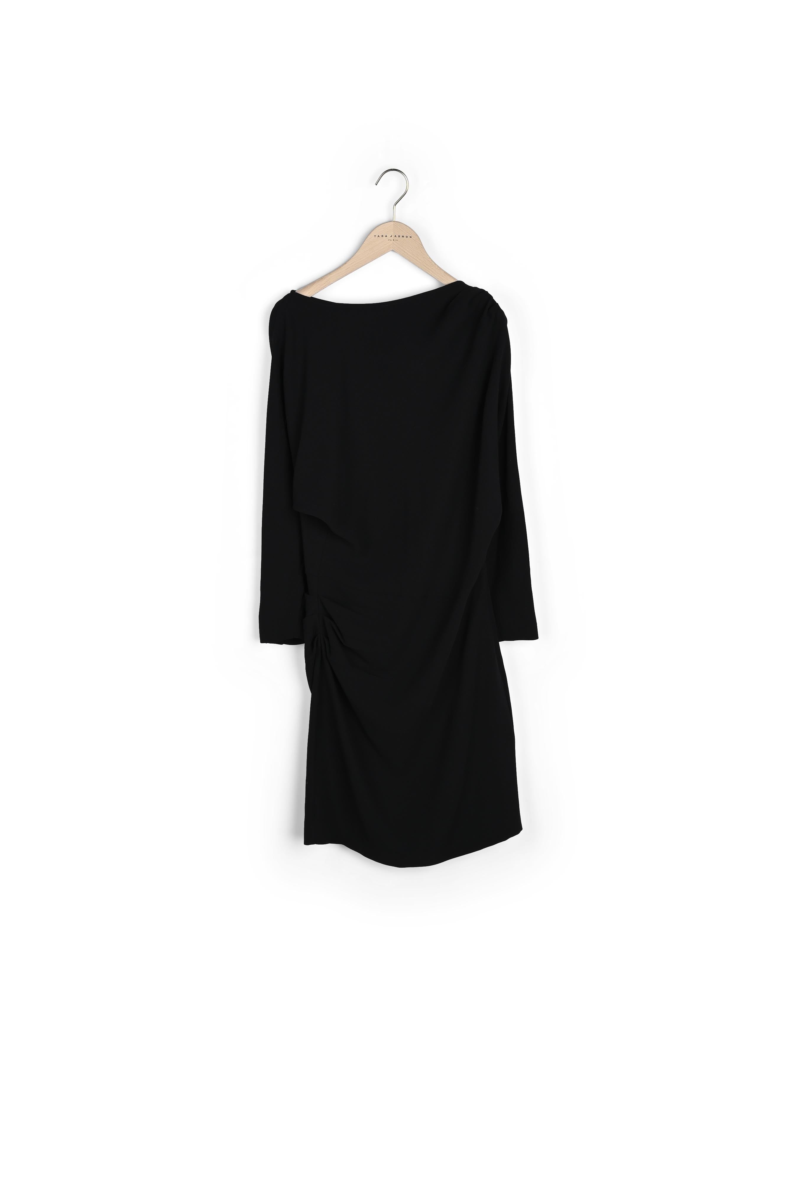 Robe Ryah noire en crêpe Faume - seconde main
