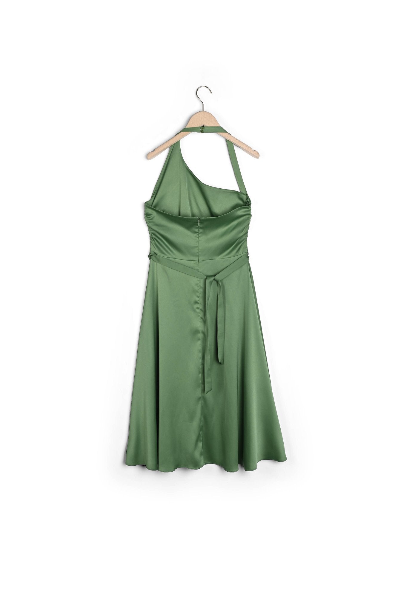 Robe Reality verte en satin Faume - seconde main