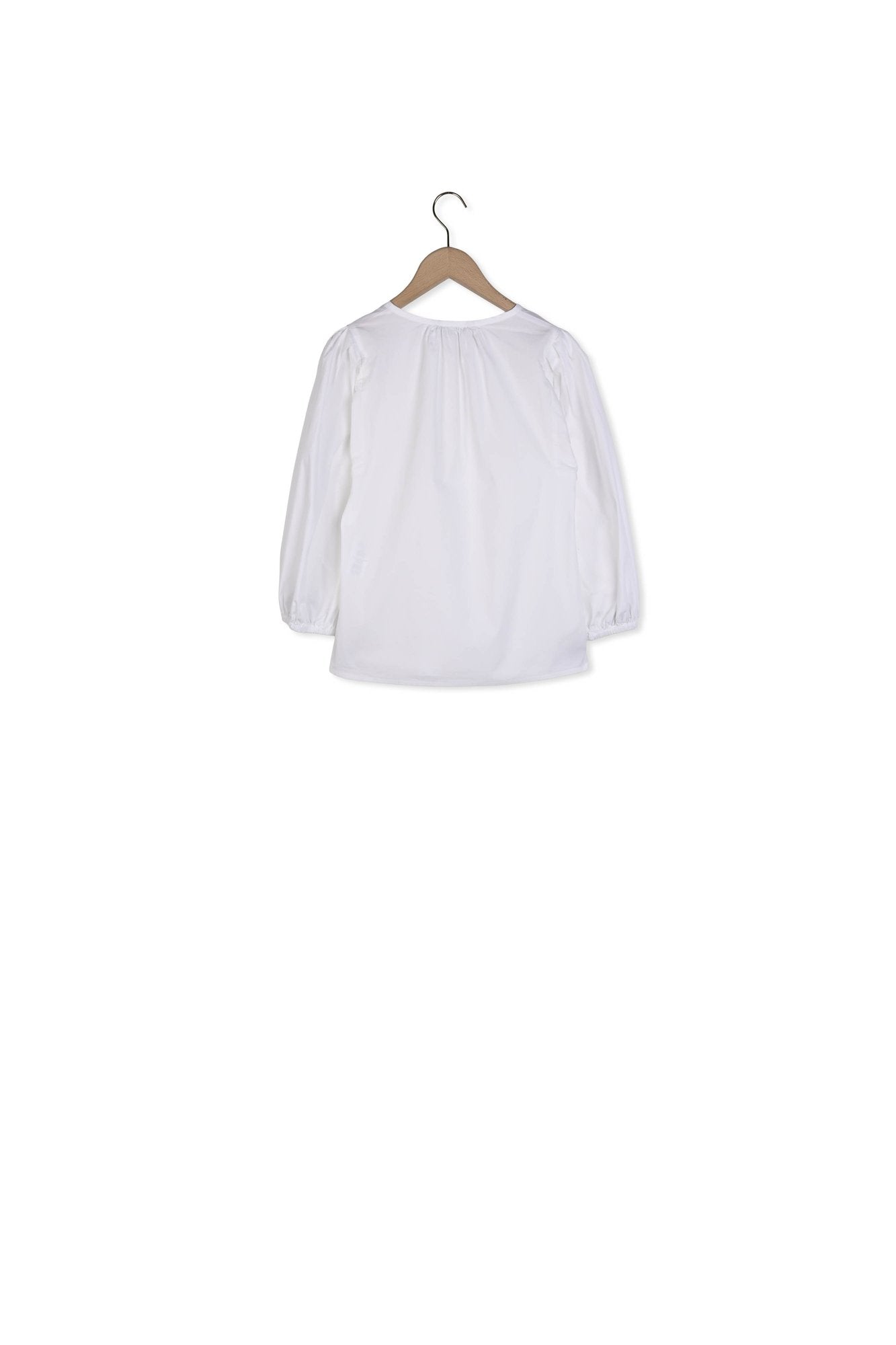 Top Temps blanc en popeline Faume - seconde main