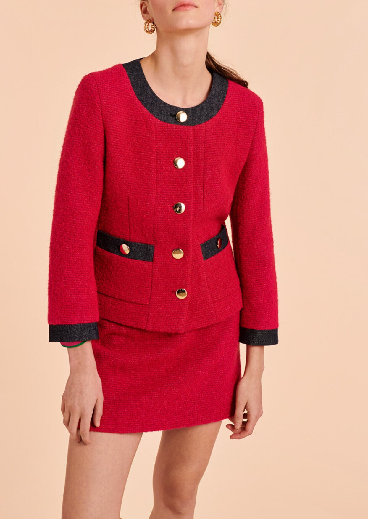 Veste Valda rouge Faume - seconde main