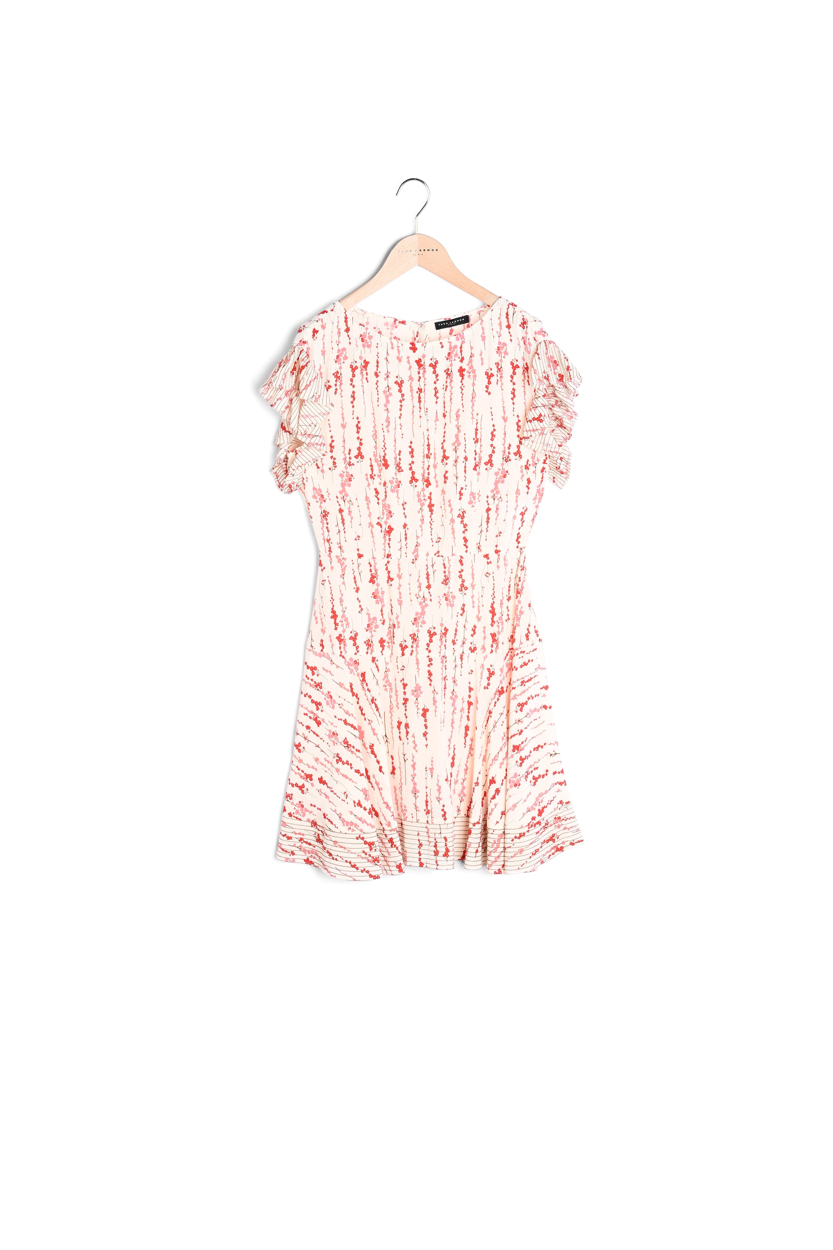 Robe courte Reha écrue imprimé fleuri Faume - seconde main