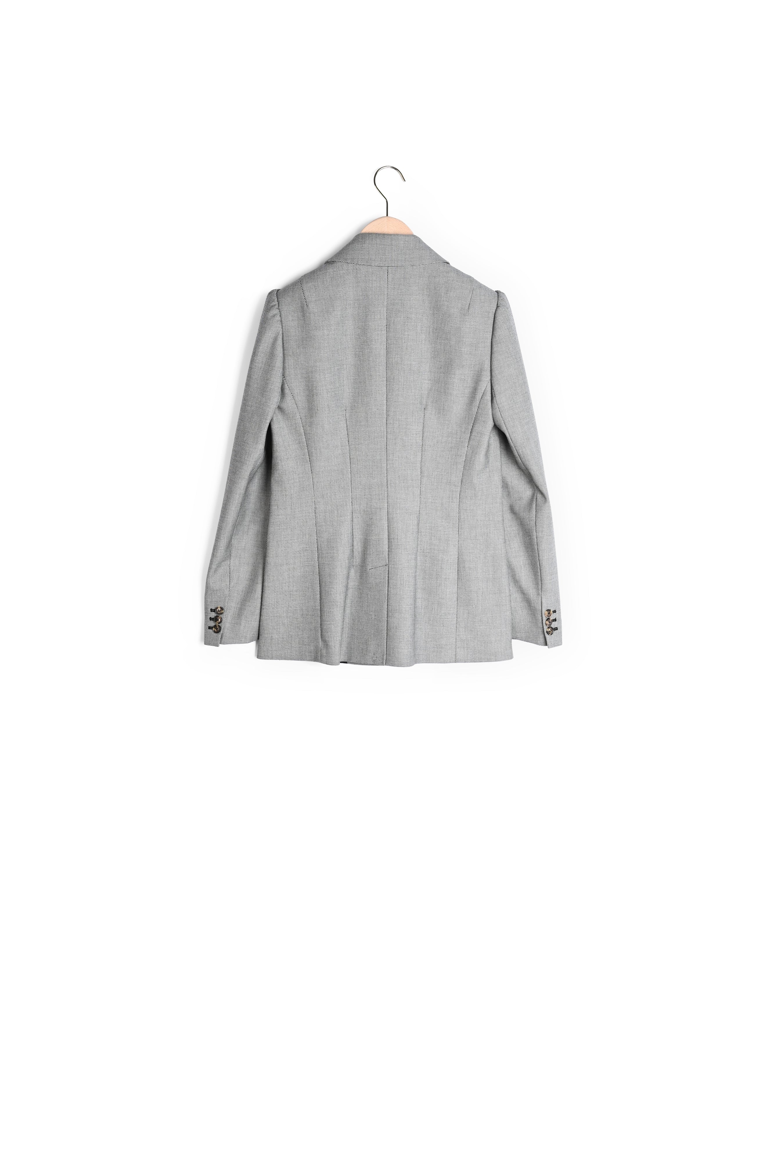 Veste Vita noire en tissu caviar Faume - seconde main