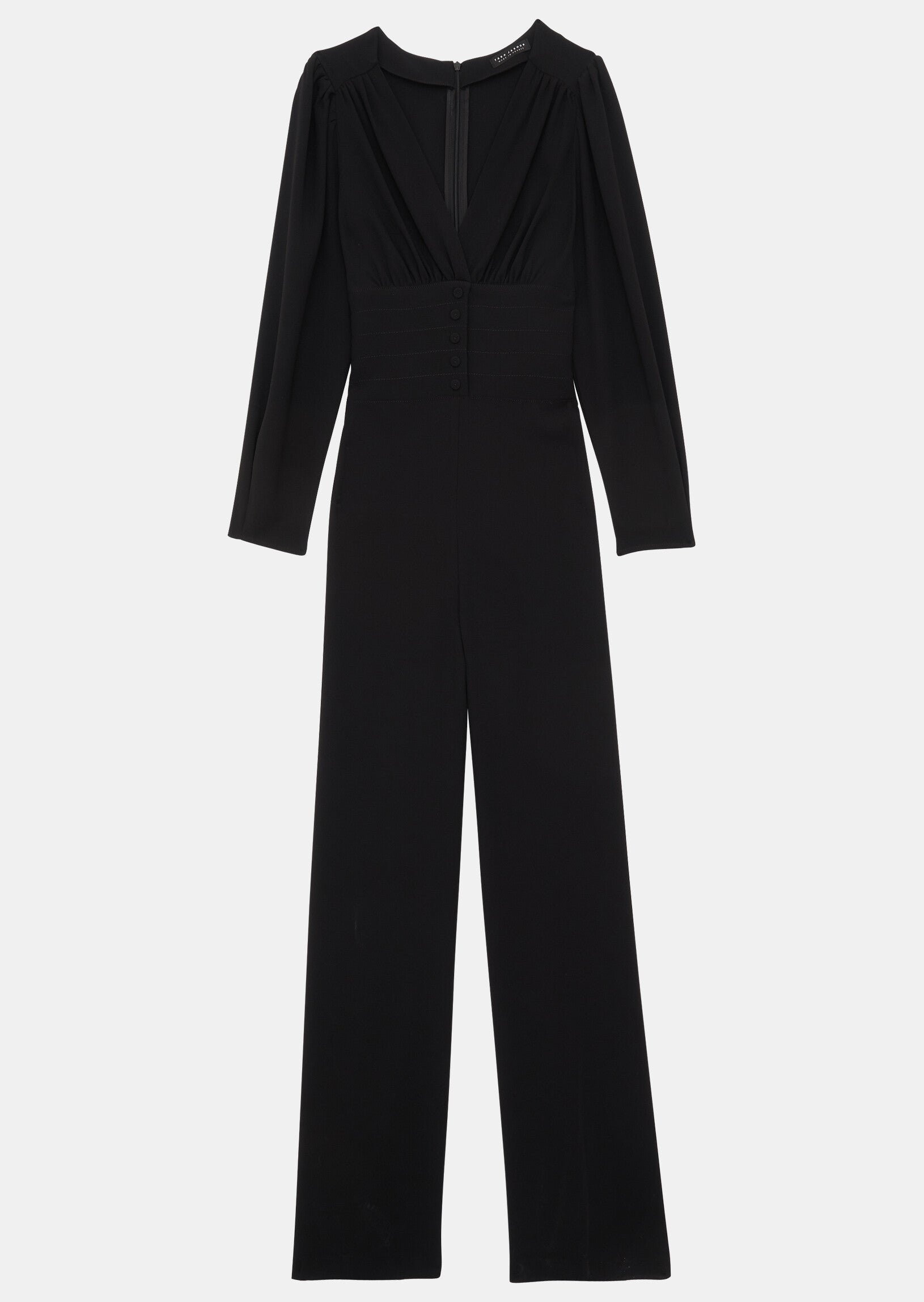 Combinaison Cleo noire en crêpe Faume - seconde main