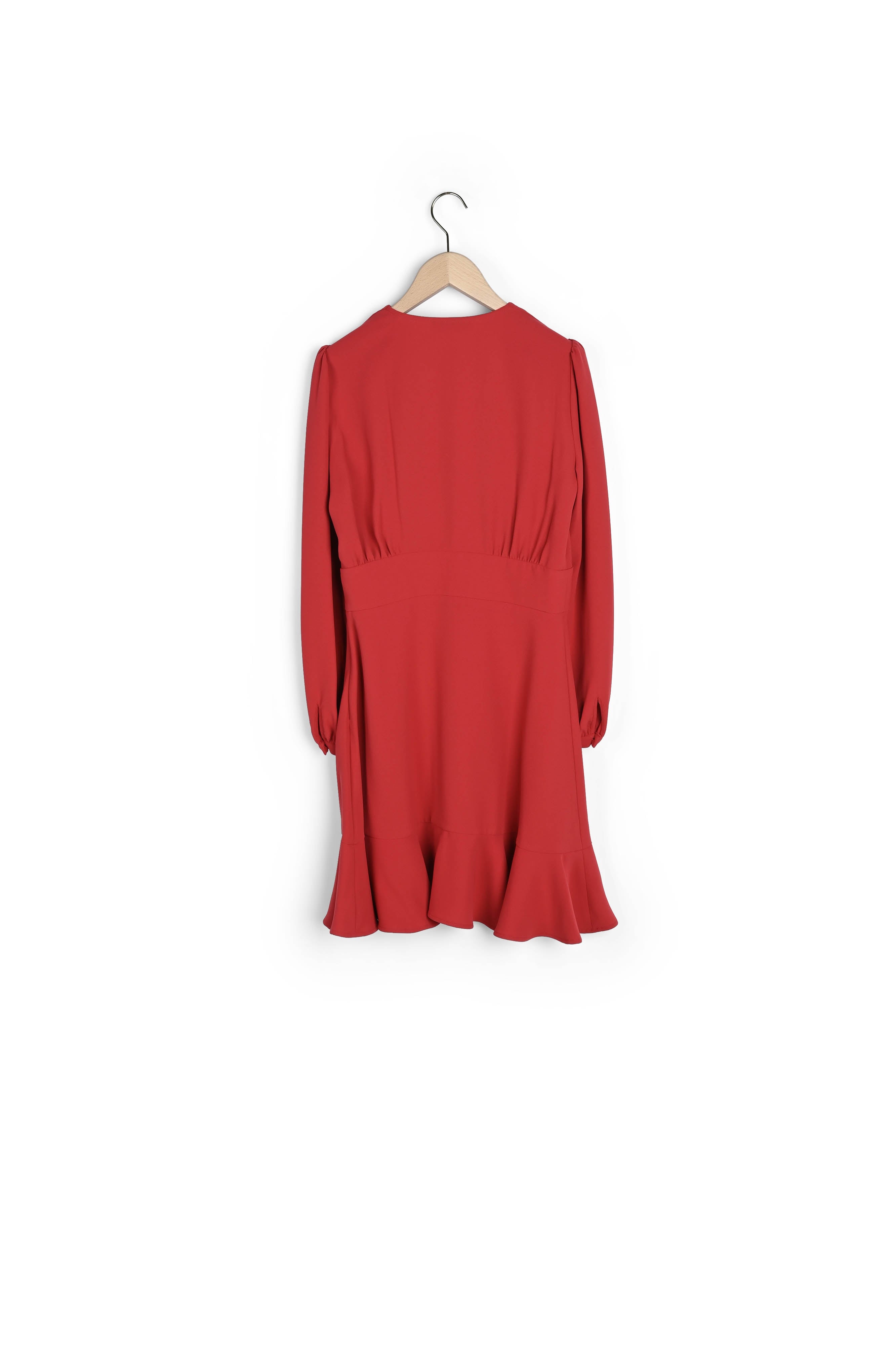 Robe Raiena rouge en crêpe Faume - seconde main