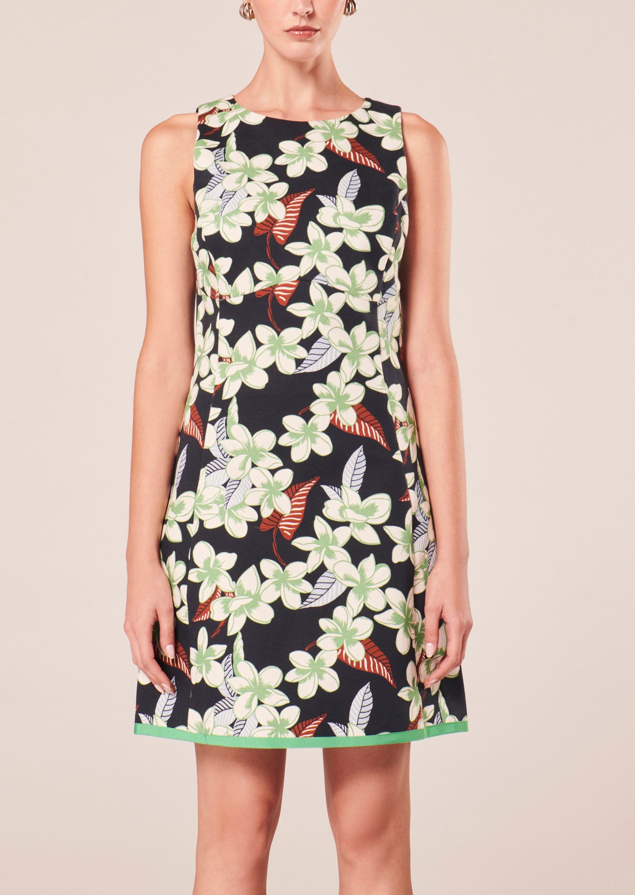 Robe Ritza bleu nuit à motif fleurs Faume - seconde main