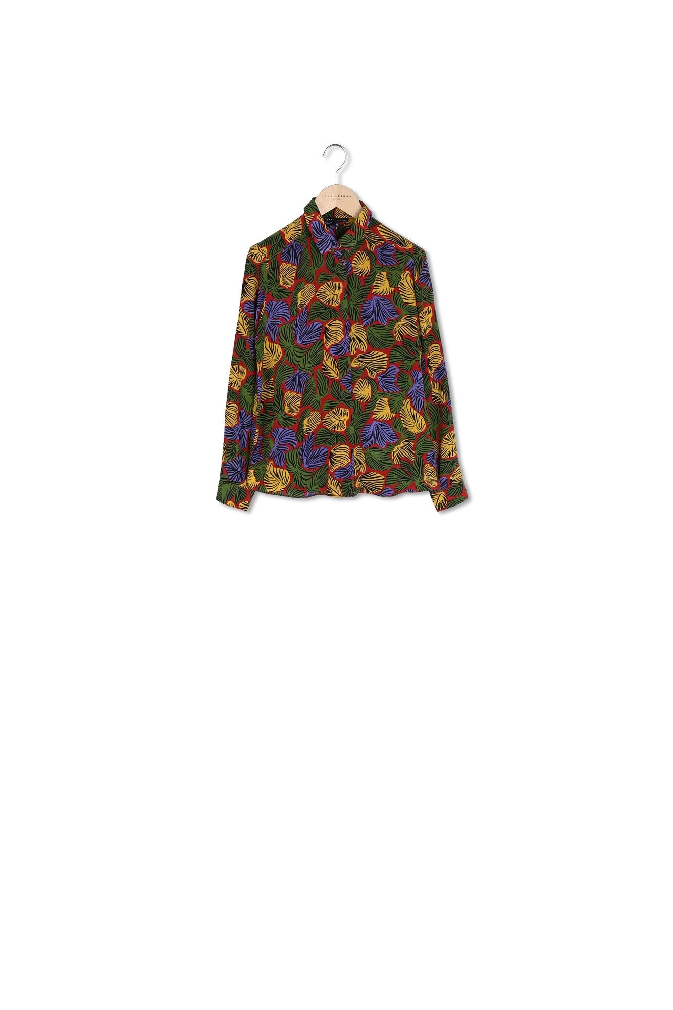 Chemise imprimée feuillage Faume - seconde main