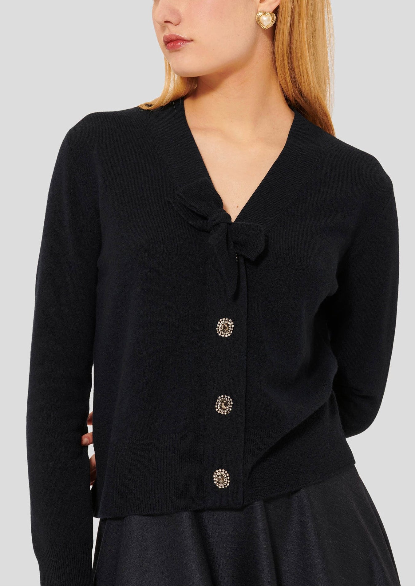 Gilet bleu nuit en laine Germain Faume - seconde main