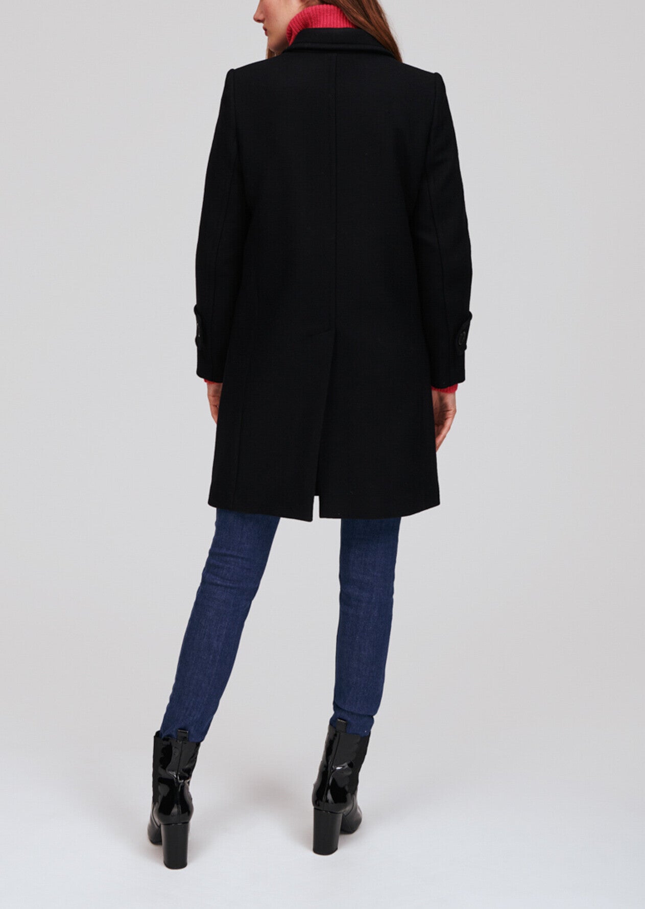 Manteau noir Faume - seconde main
