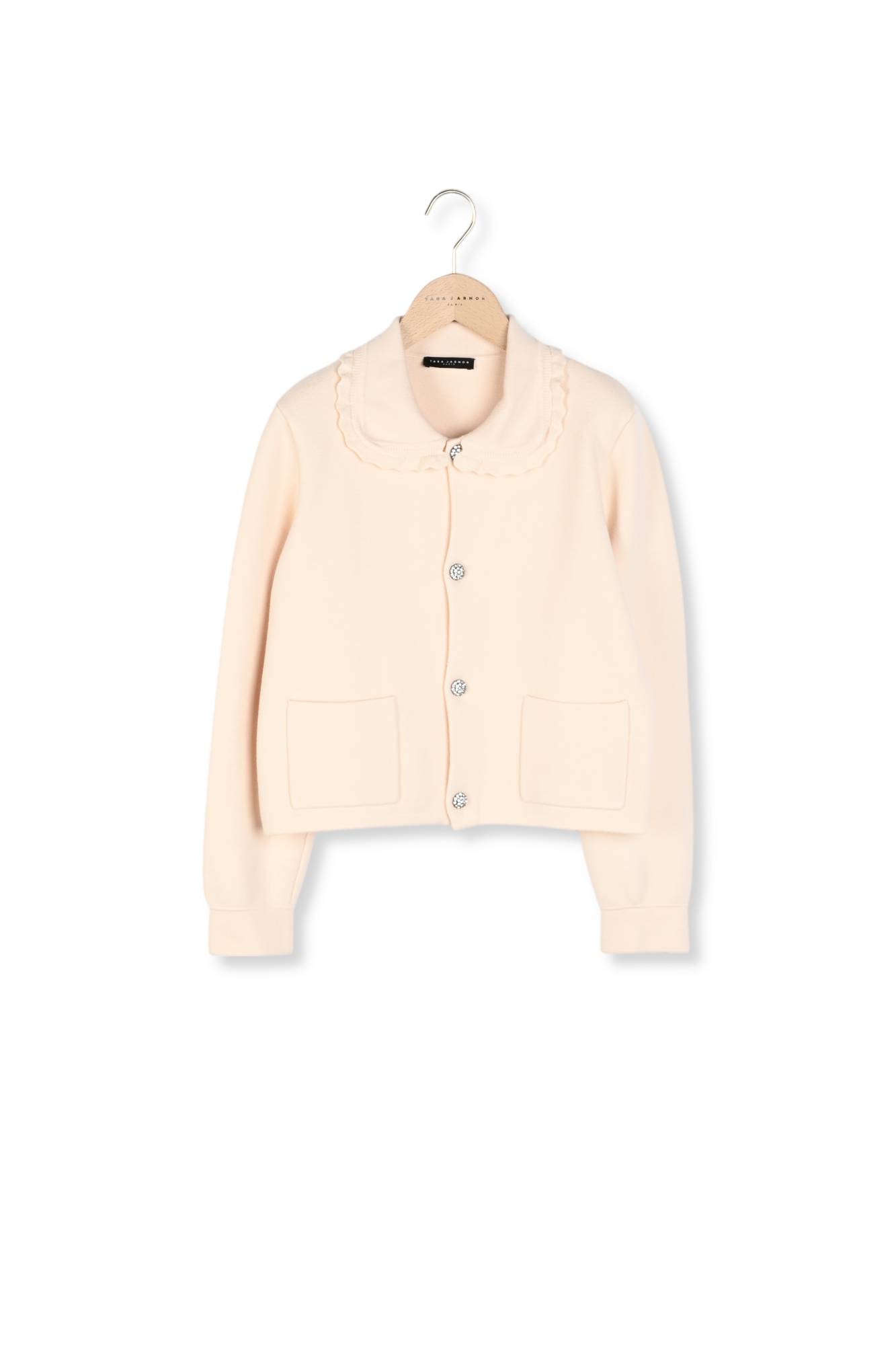 Gilet Gala nude en maille Faume - seconde main