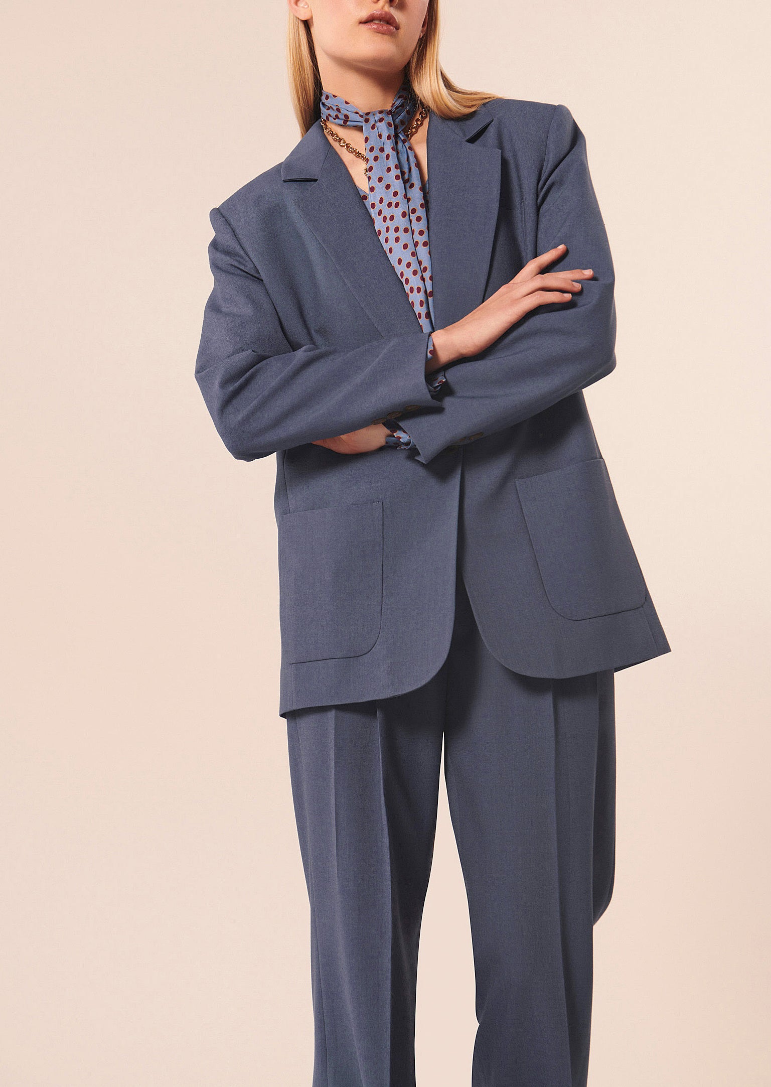 Veste Viggo bleue en laine Faume - seconde main