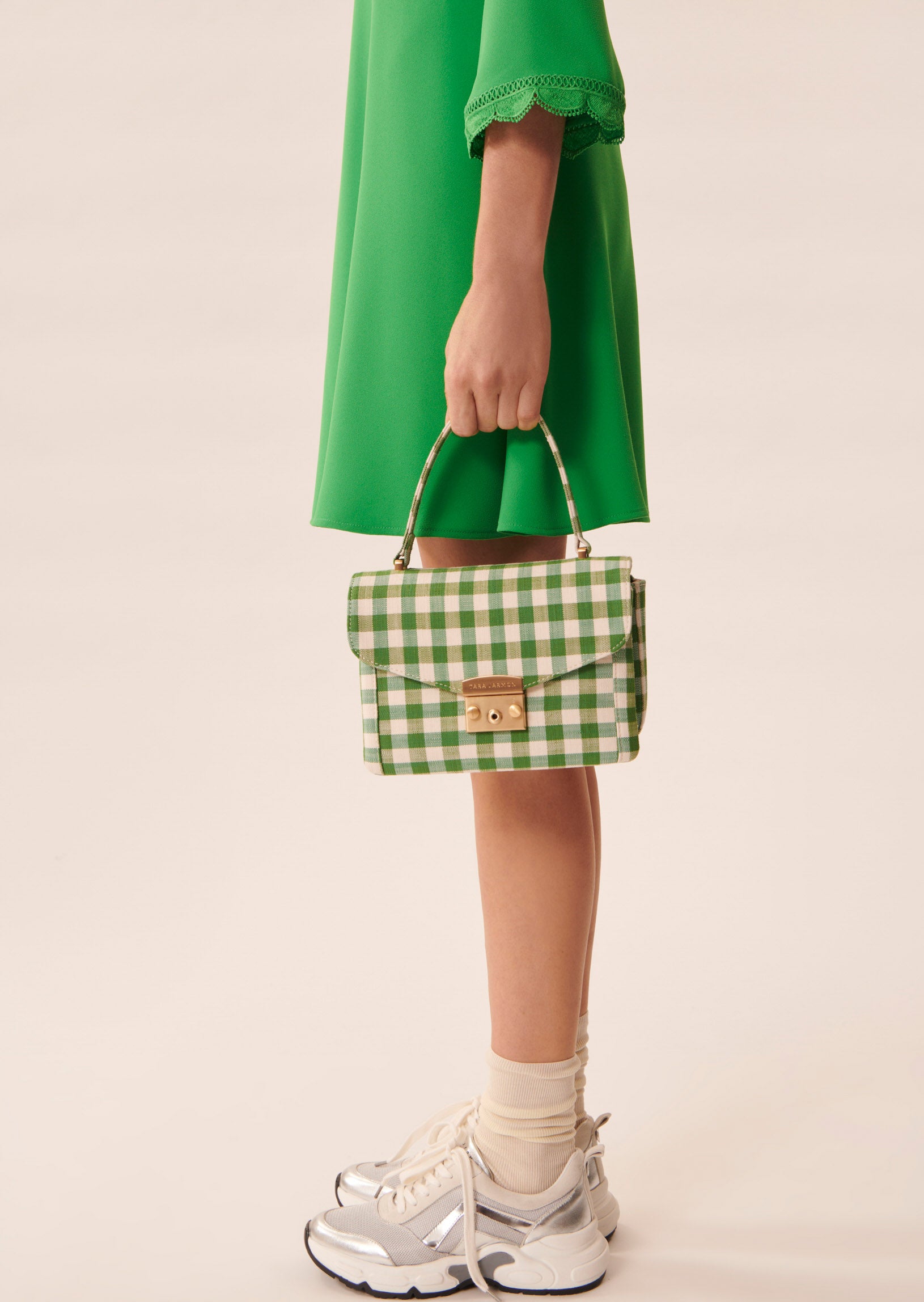 Robe Ric vert émeraude en crêpe Faume - seconde main