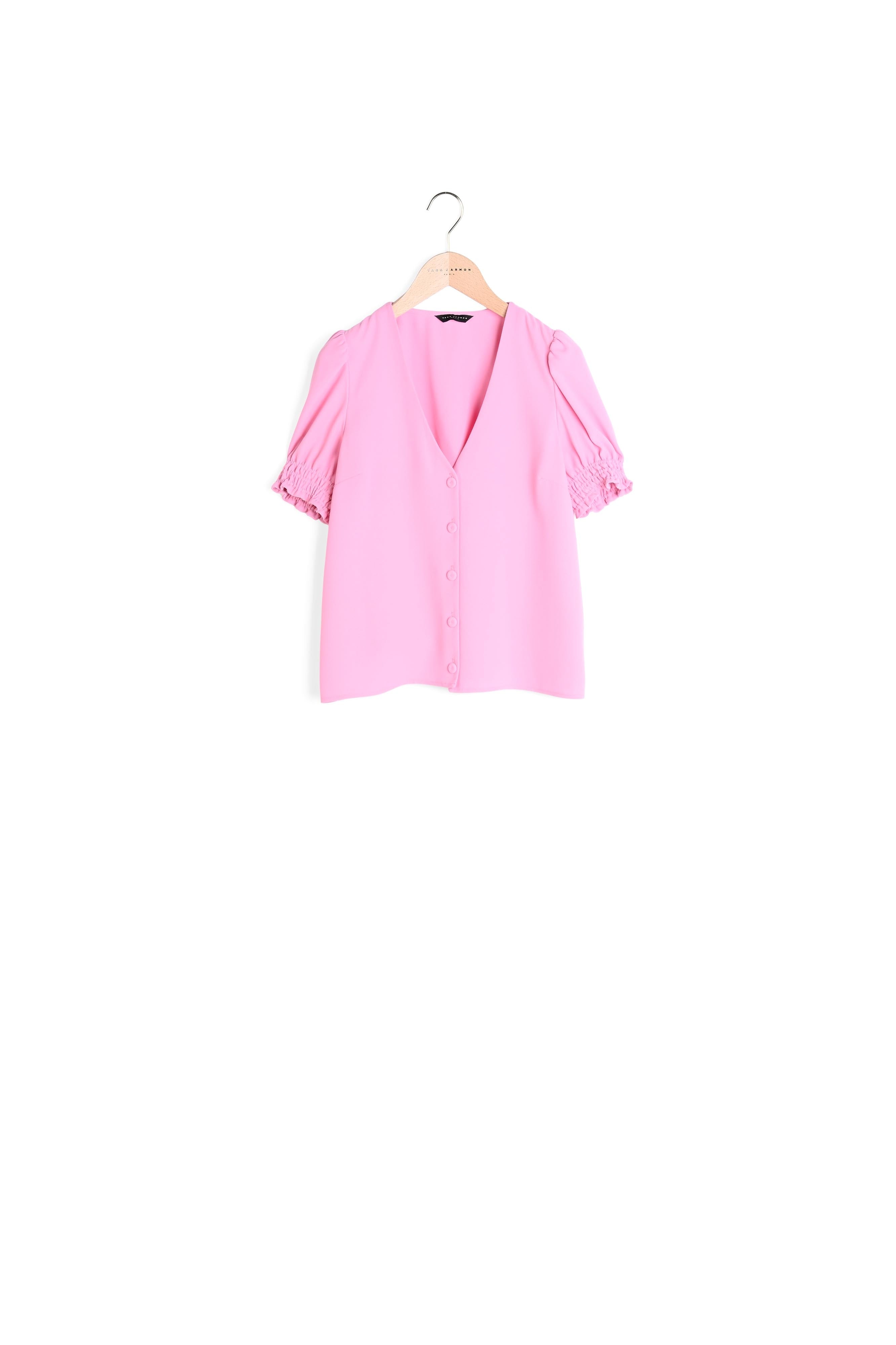 Top Talent rose en crêpe Faume - seconde main