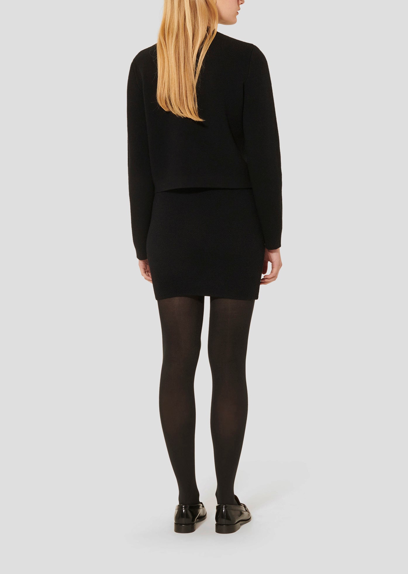 Jupe noir en maille Jelka Faume - seconde main