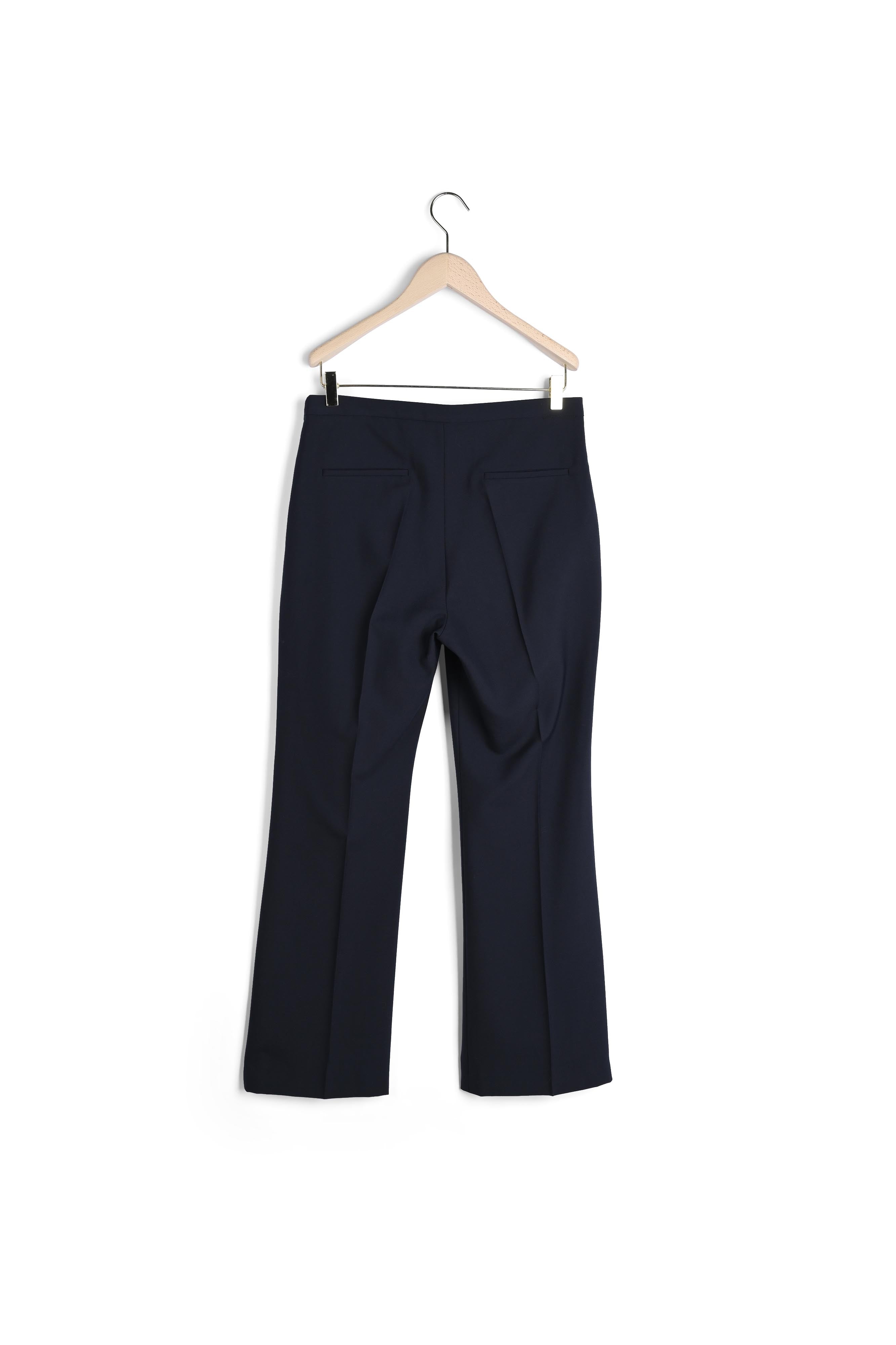 Pantalon Paiva bleu nuit en laine froide Faume - seconde main