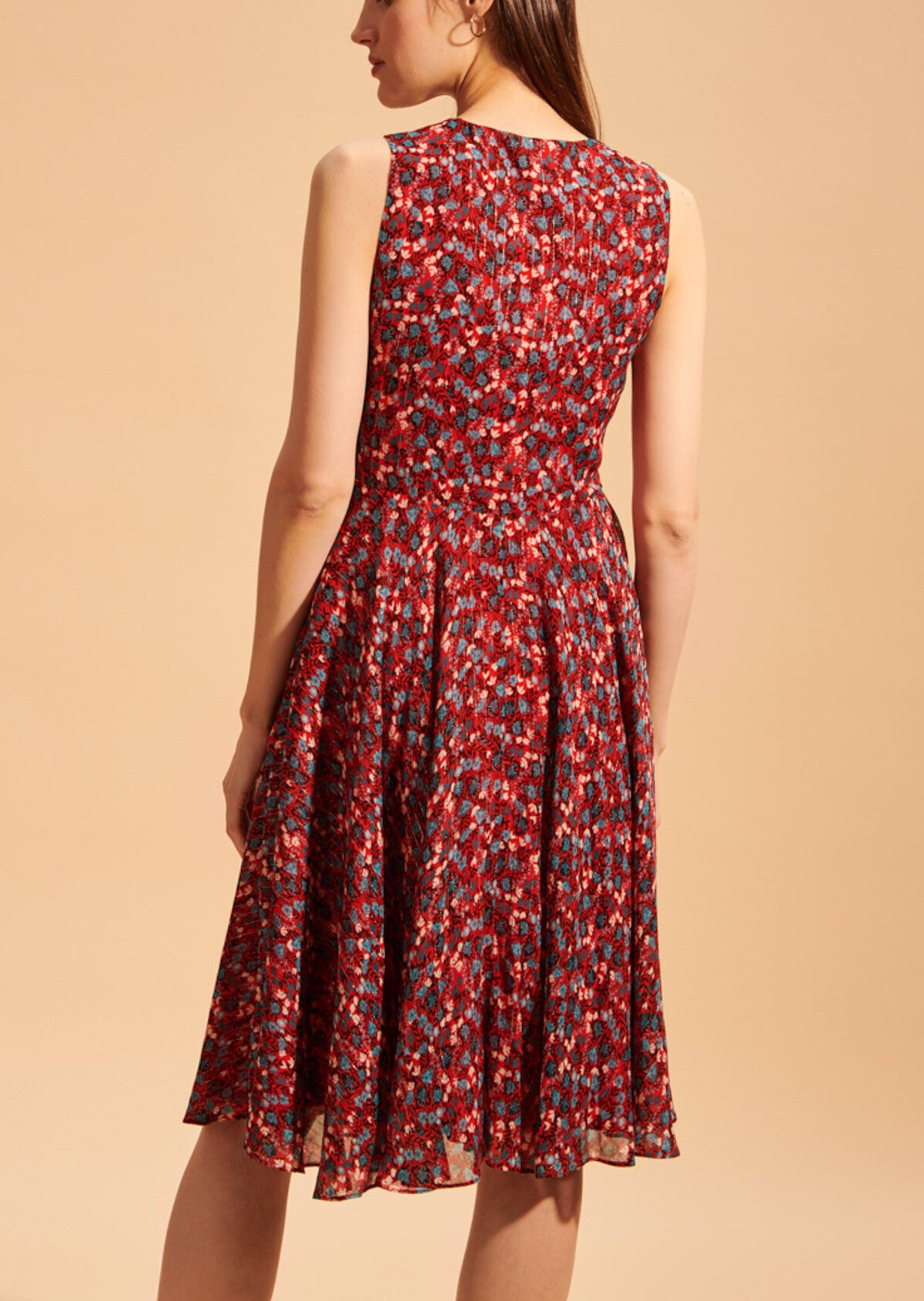 Robe passion Rambuteau imprimé petites fleurs Faume - seconde main