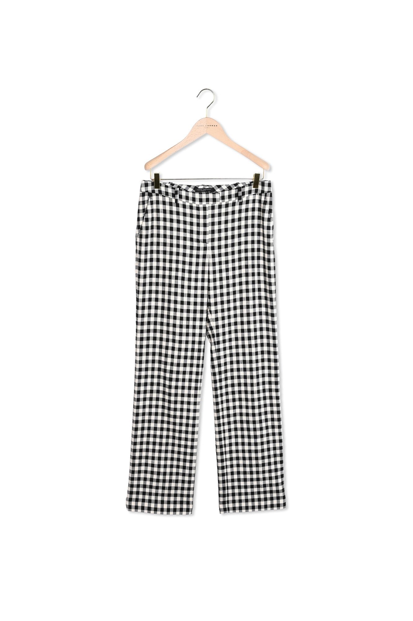 Pantalon Peter noir en vichy Faume - seconde main