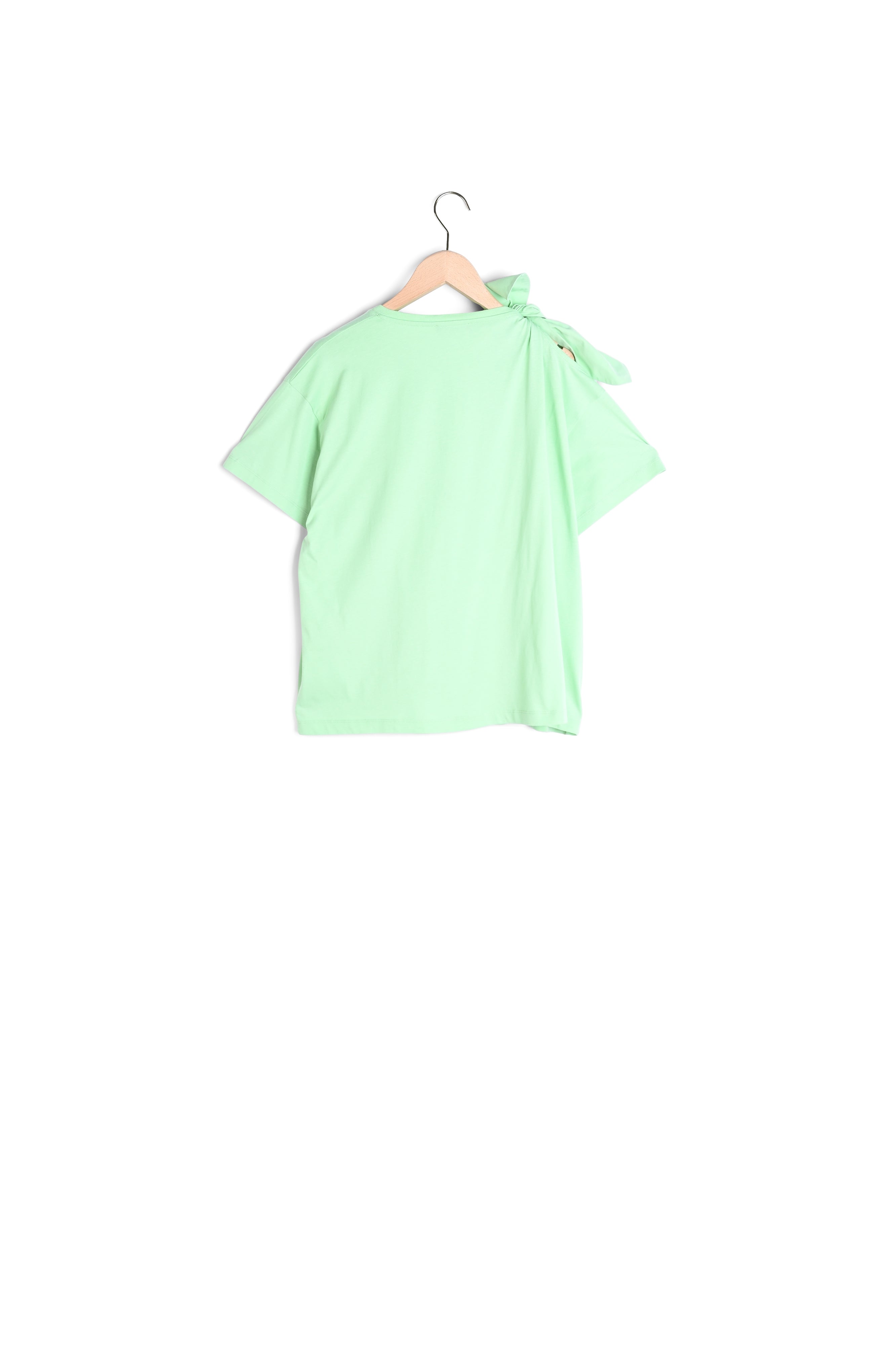 T-shirt Tarabow vert pâle en coton Faume - seconde main