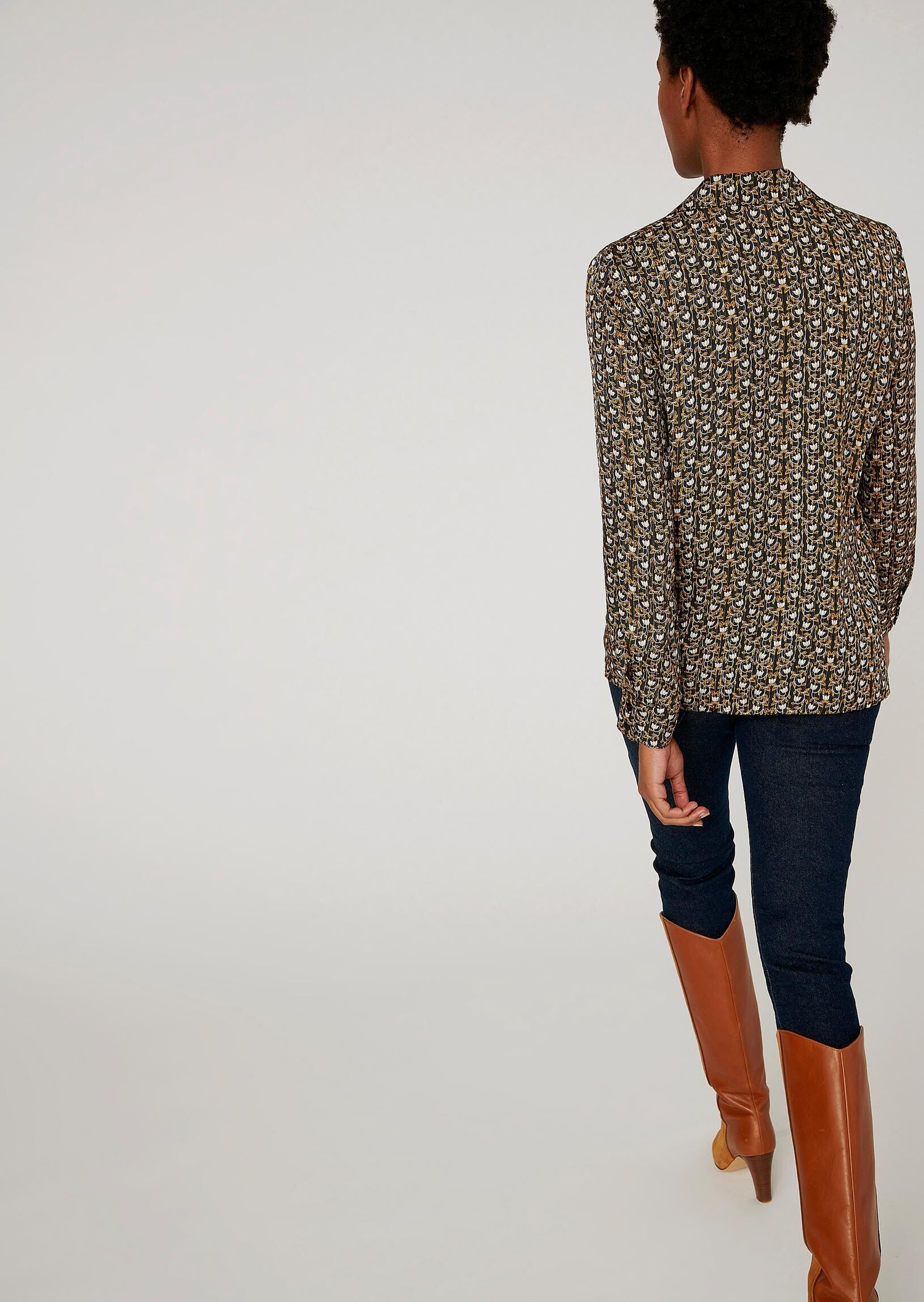 Chemise Tarot imprimé muguet Faume - seconde main