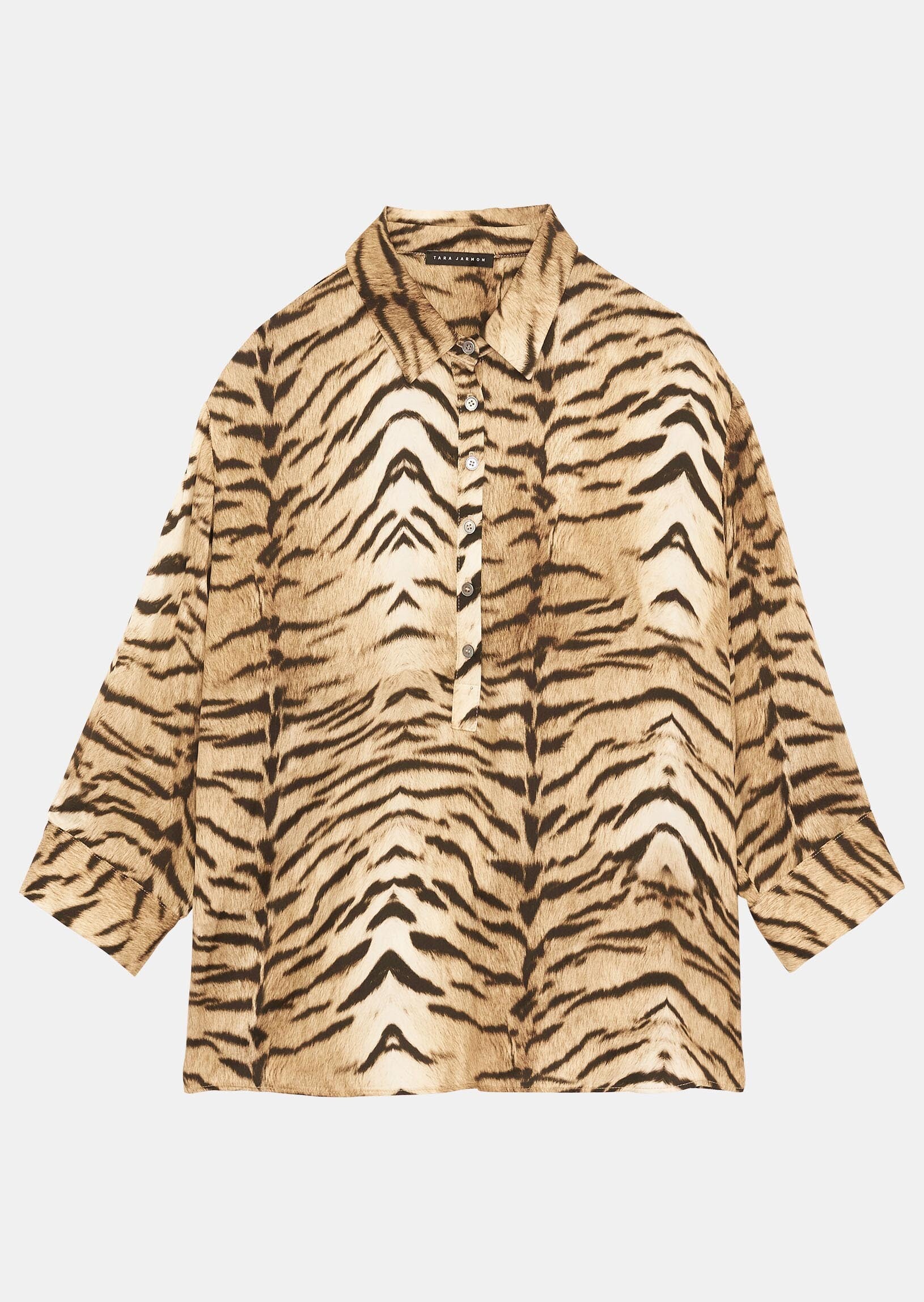 Top Takki beige imprimé zèbre Faume - seconde main