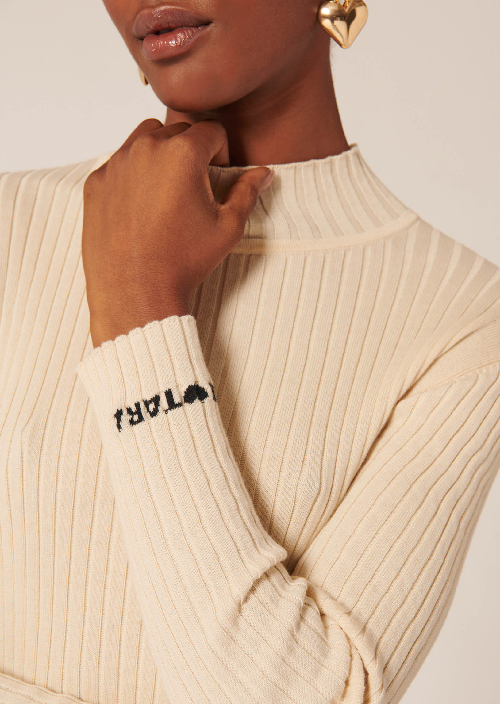 Pull Prudie écru en coton Faume - seconde main