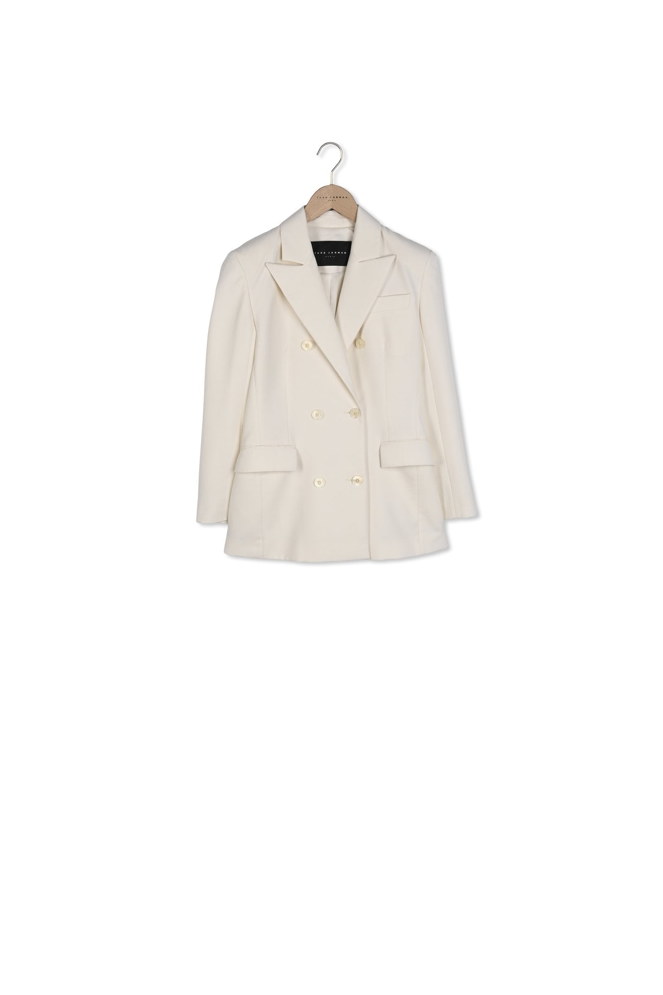 Veste Viola écrue en laine froide Faume - seconde main