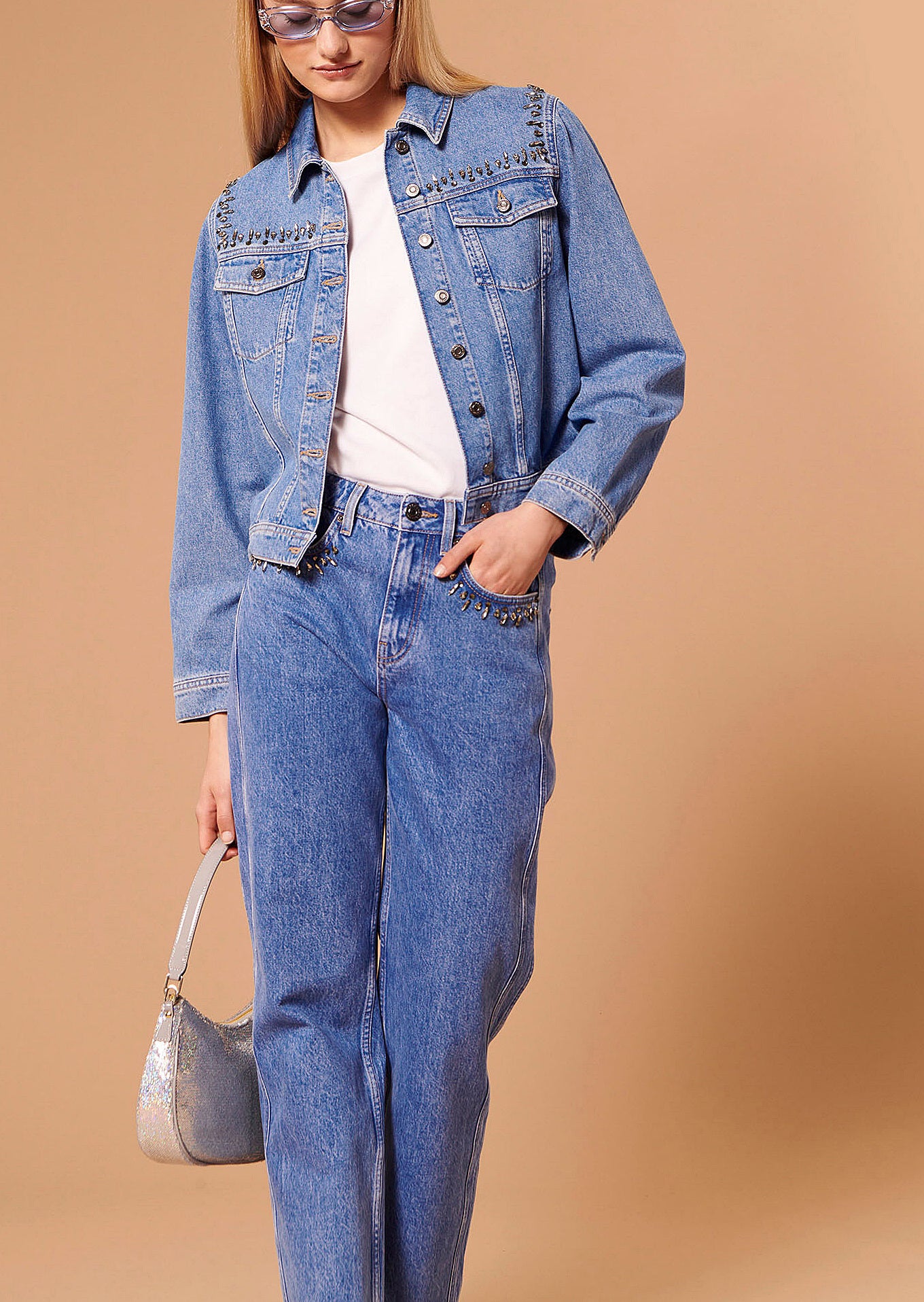 Veste Valerie bleue en denim Faume - seconde main