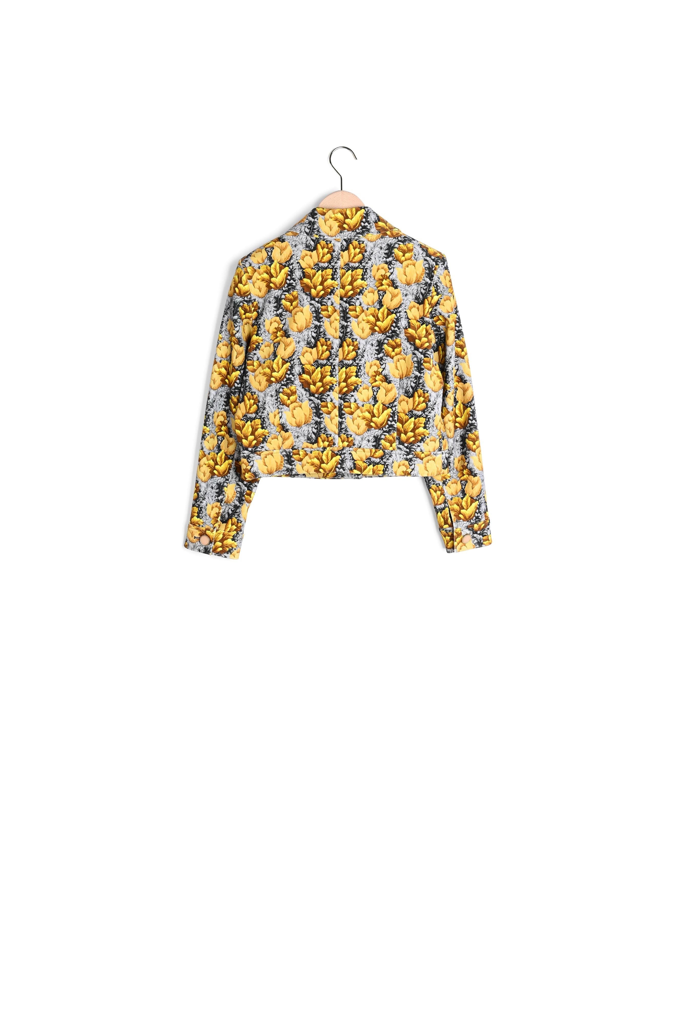 Veste Vascano grise imprimé à fleurs Faume - seconde main