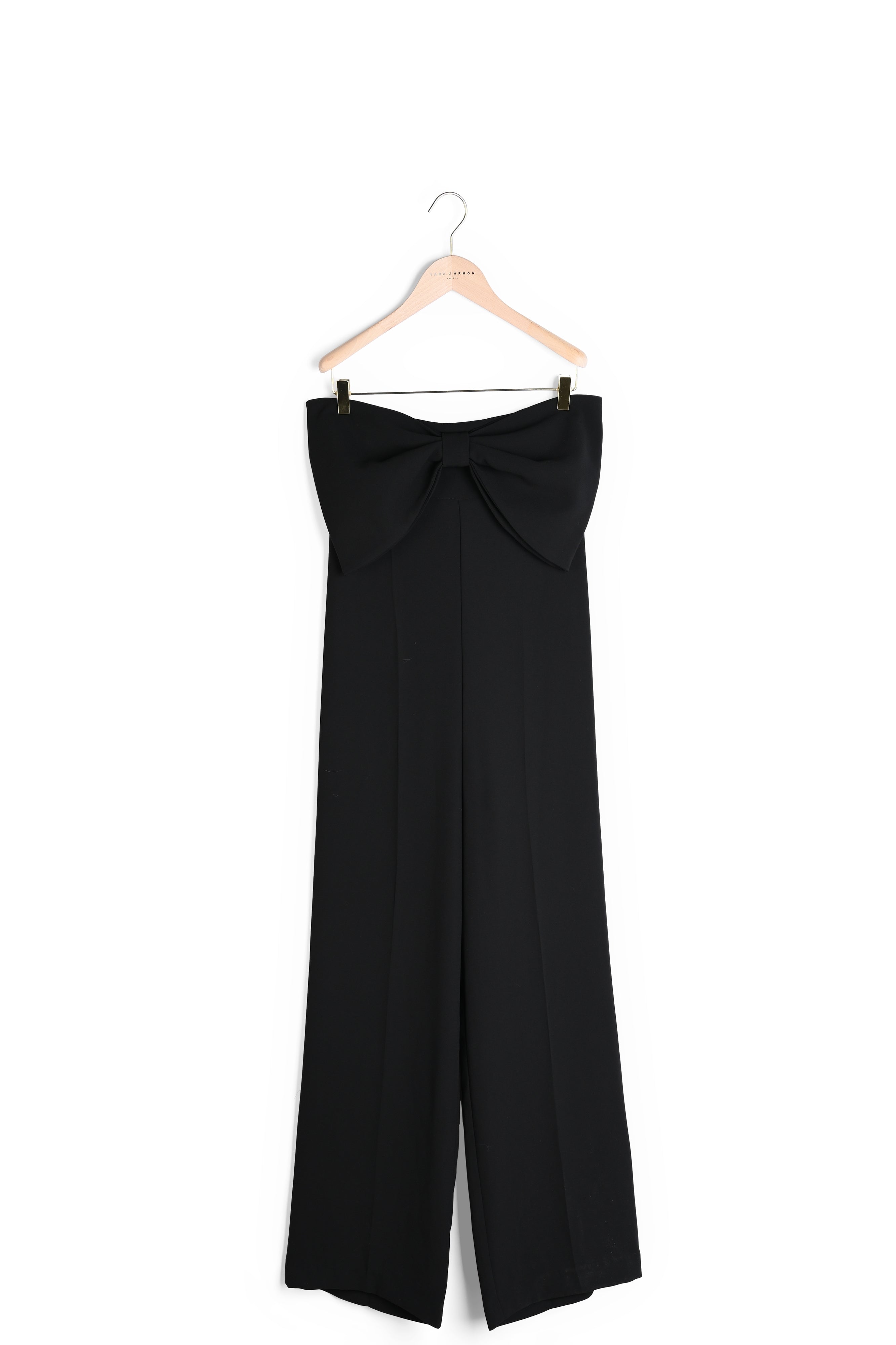 Combinaison Coeur noire en crêpe Faume - seconde main