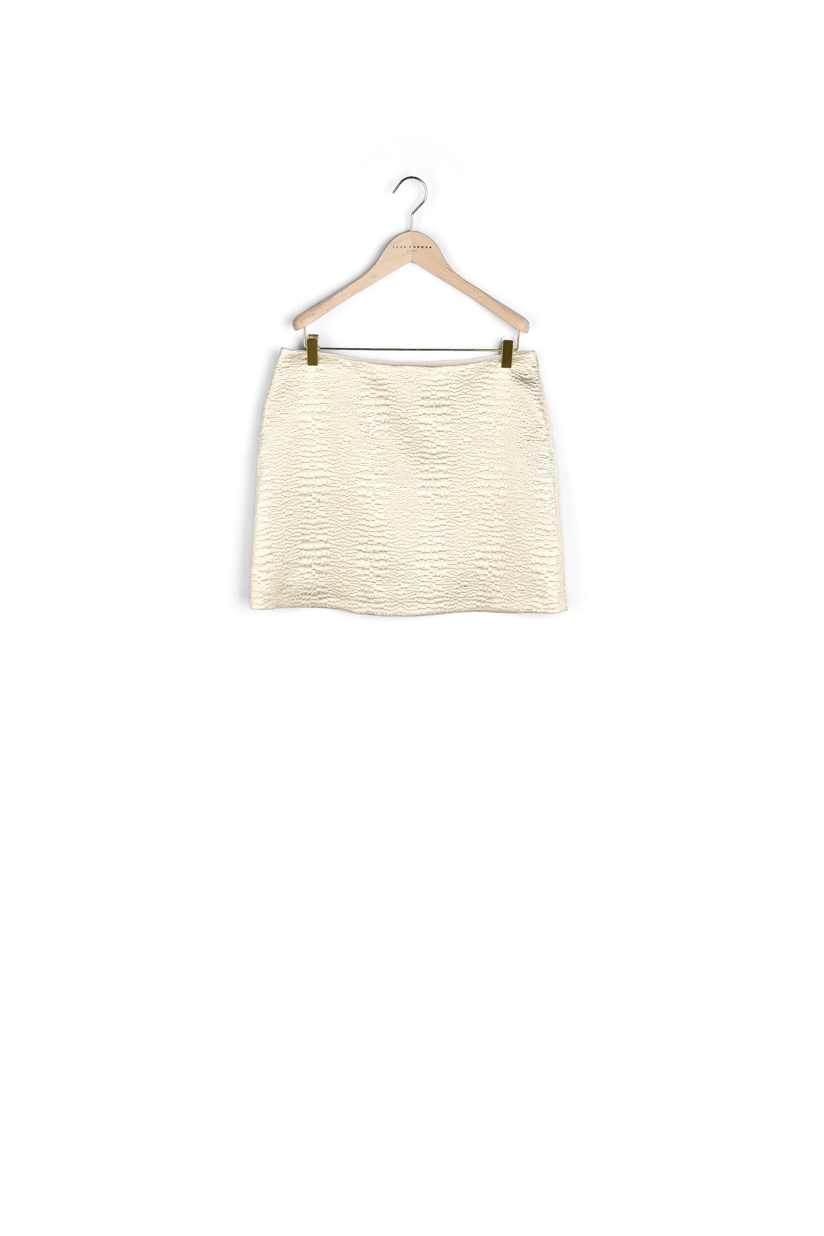 Jupe Jude or jacquard lurex Faume - seconde main