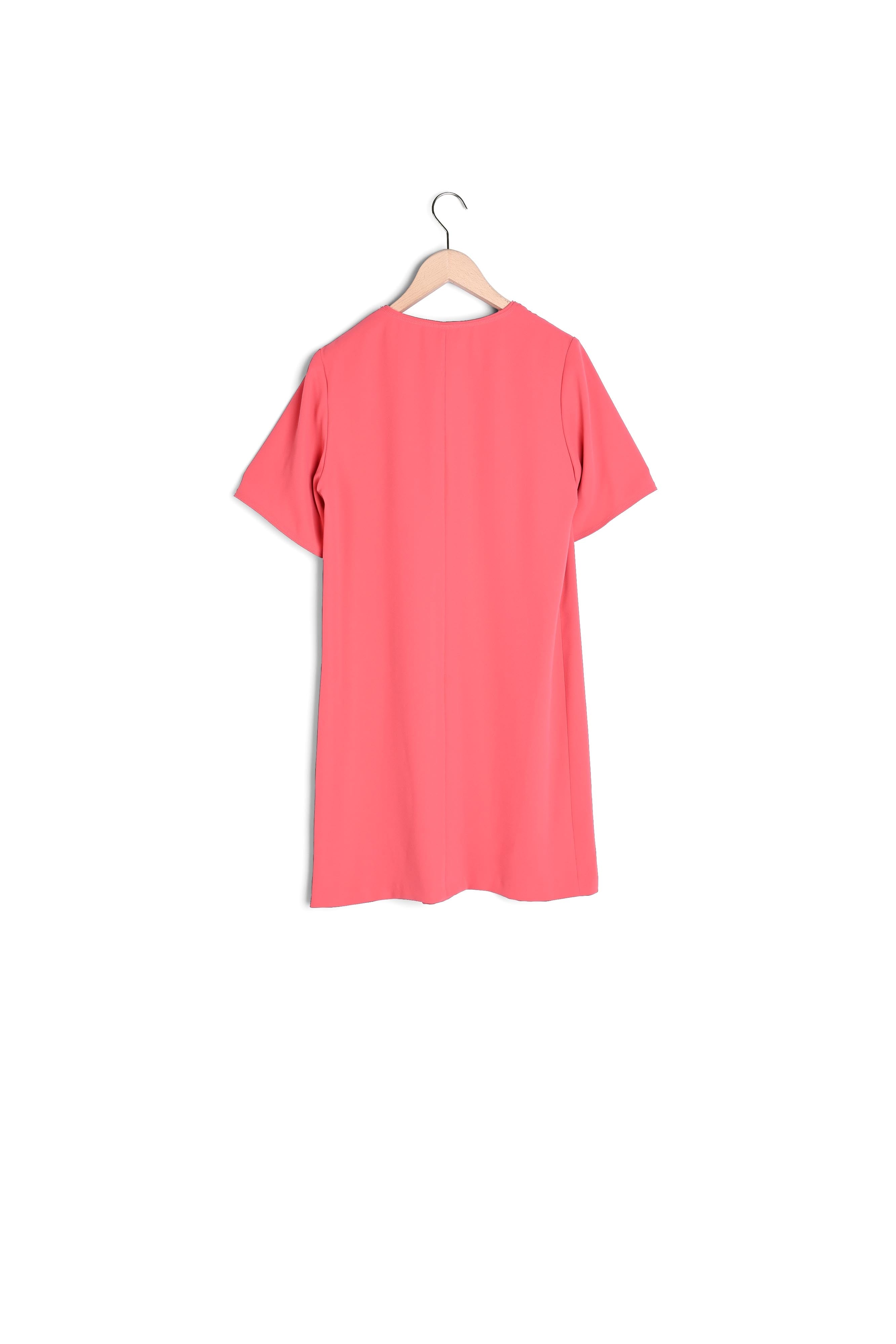 Robe Ruban framboise en crêpe Faume - seconde main