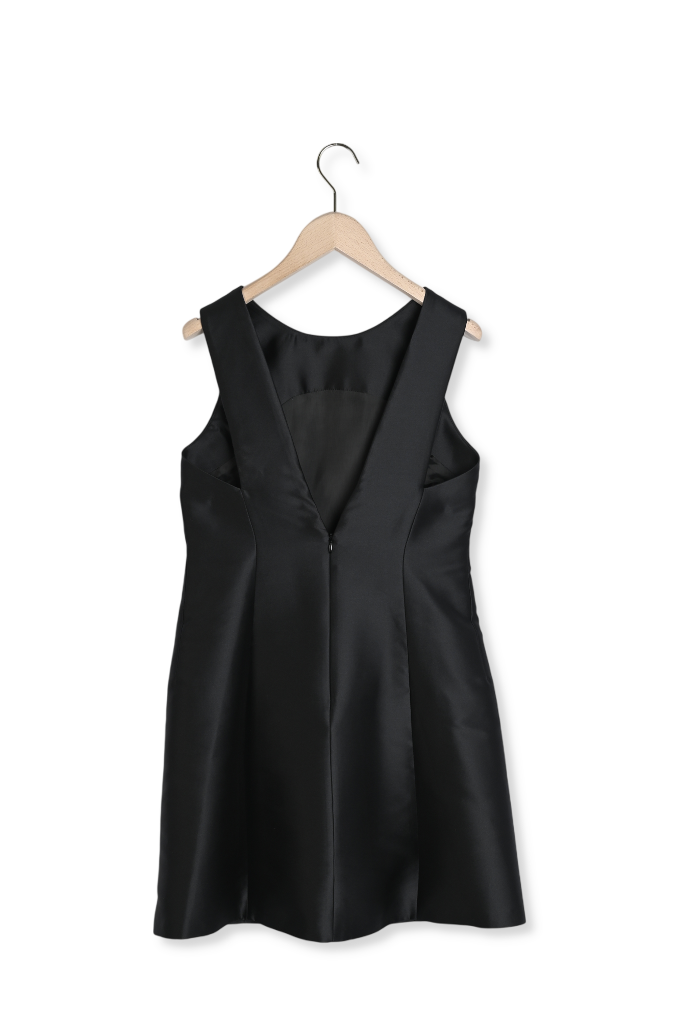 Robe Rosalba en satin noir Faume - seconde main