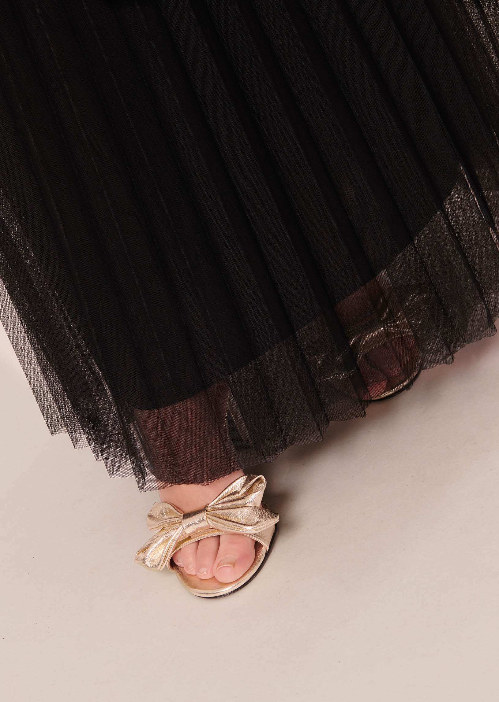 Jupe Juliette noire en tulle plissée Faume - seconde main