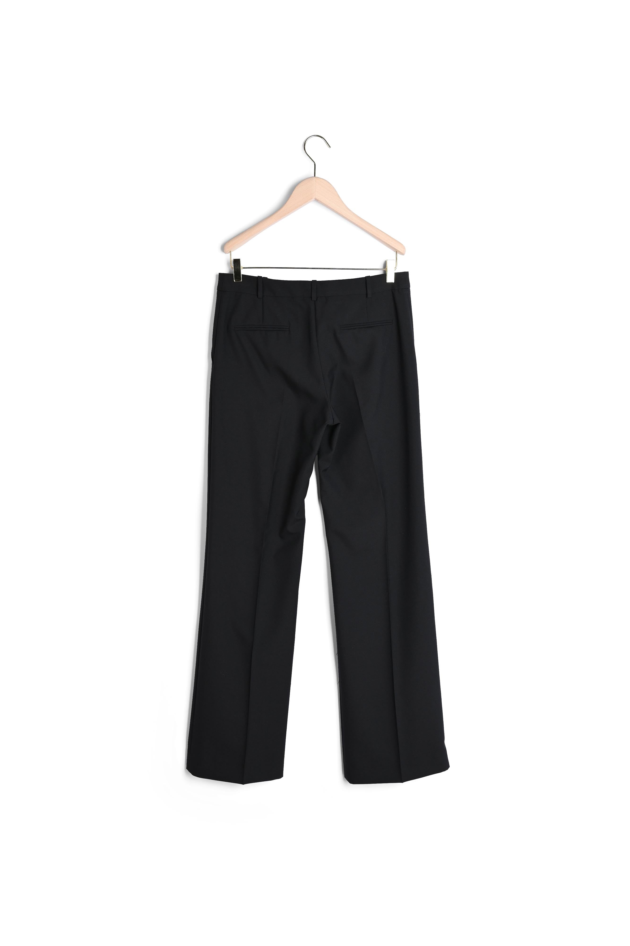 Pantalon Peter noir en laine froide Faume - seconde main