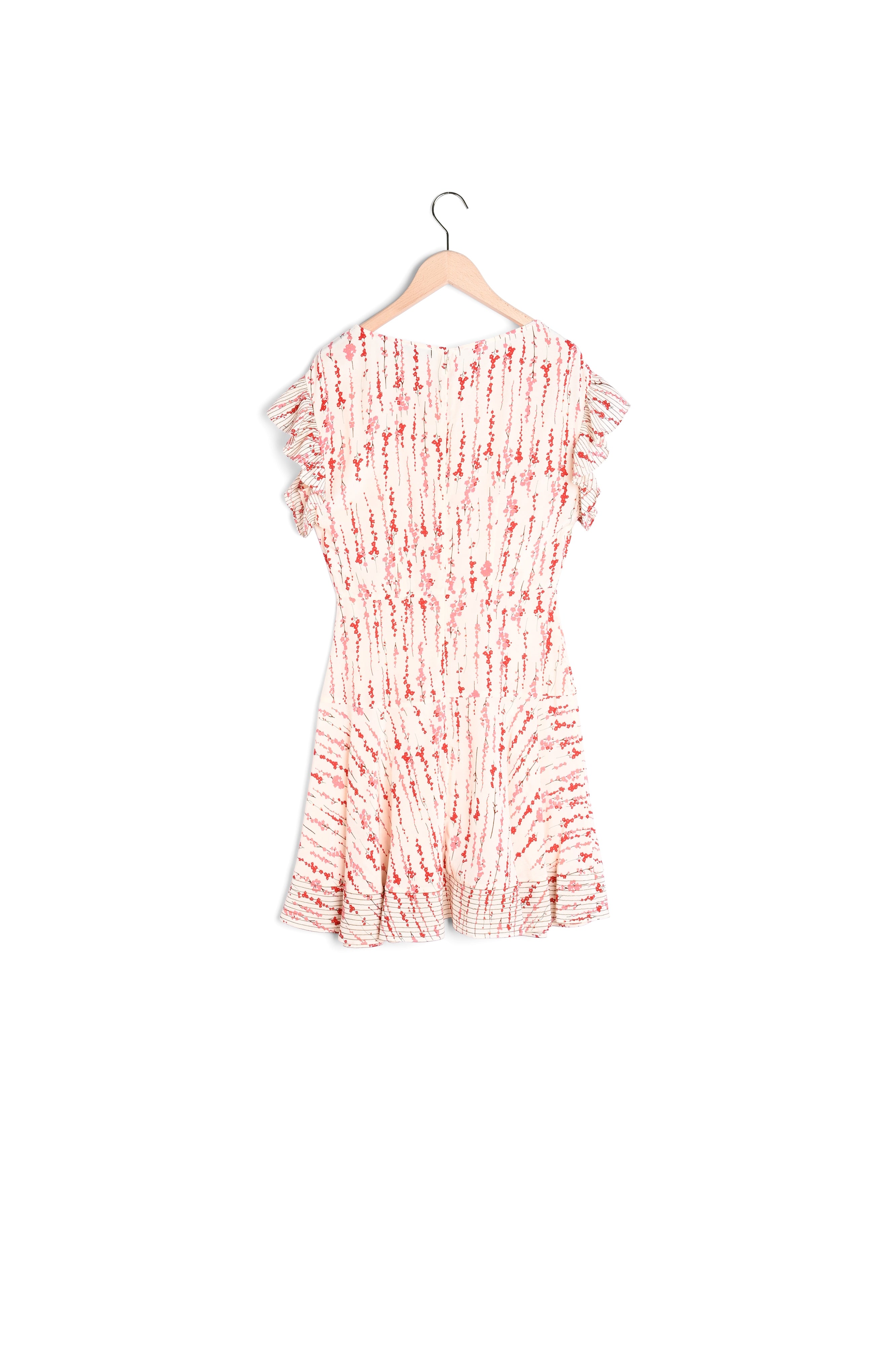 Robe courte Reha écrue imprimé fleuri Faume - seconde main