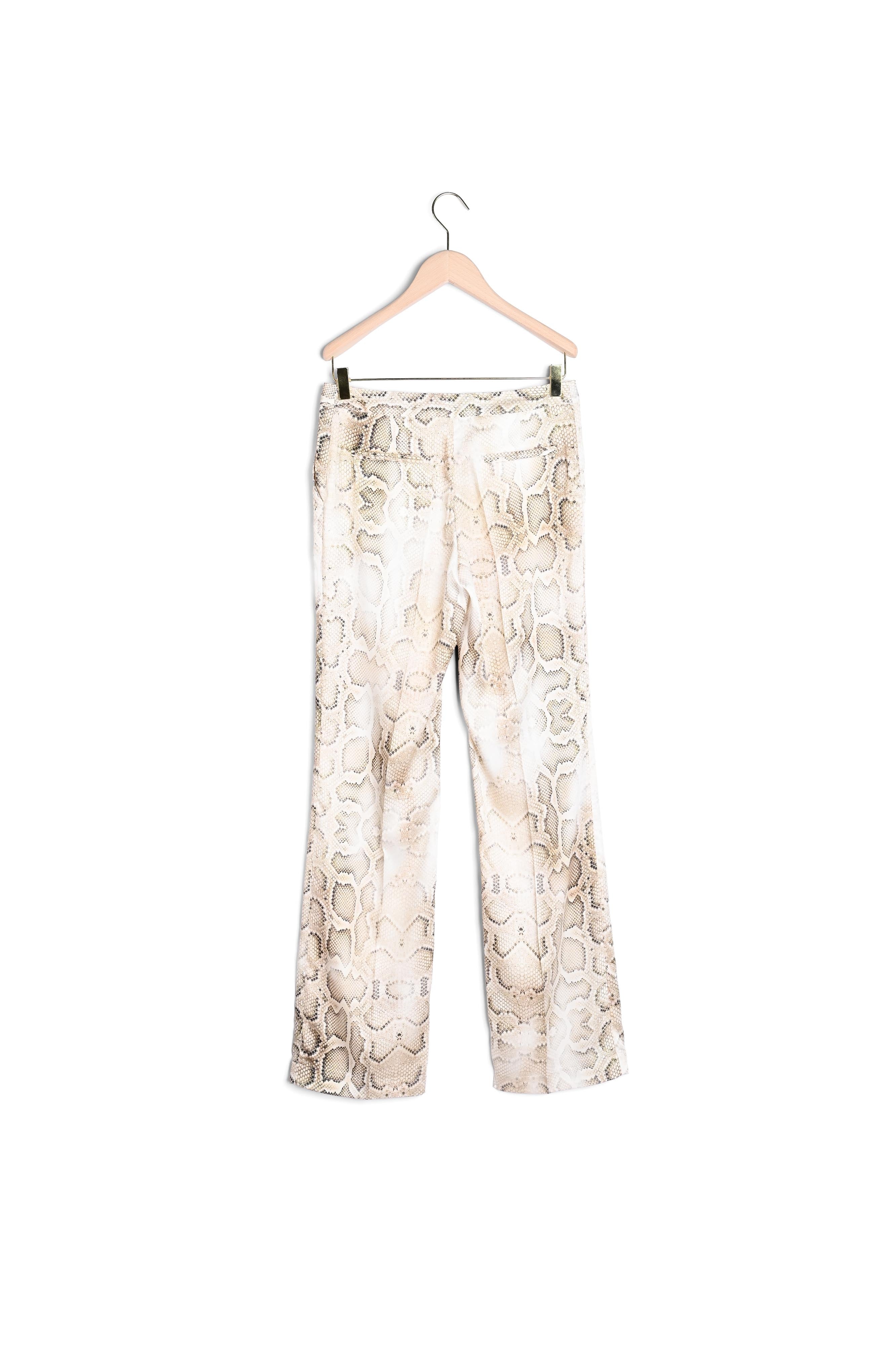 Pantalon Patti écru imprimé python Faume - seconde main