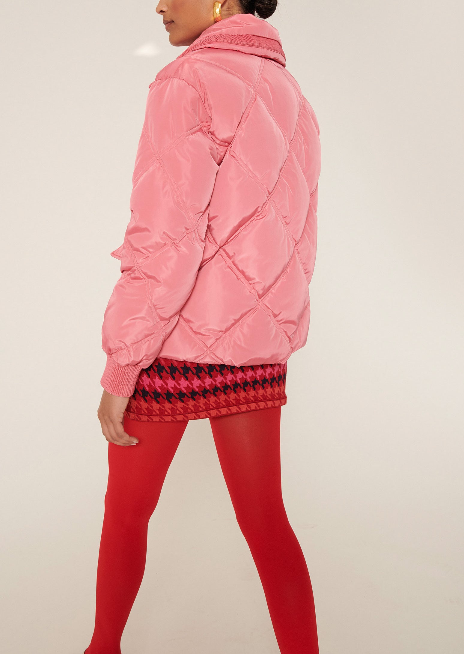 Doudoune Dona rose matelassée Faume - seconde main