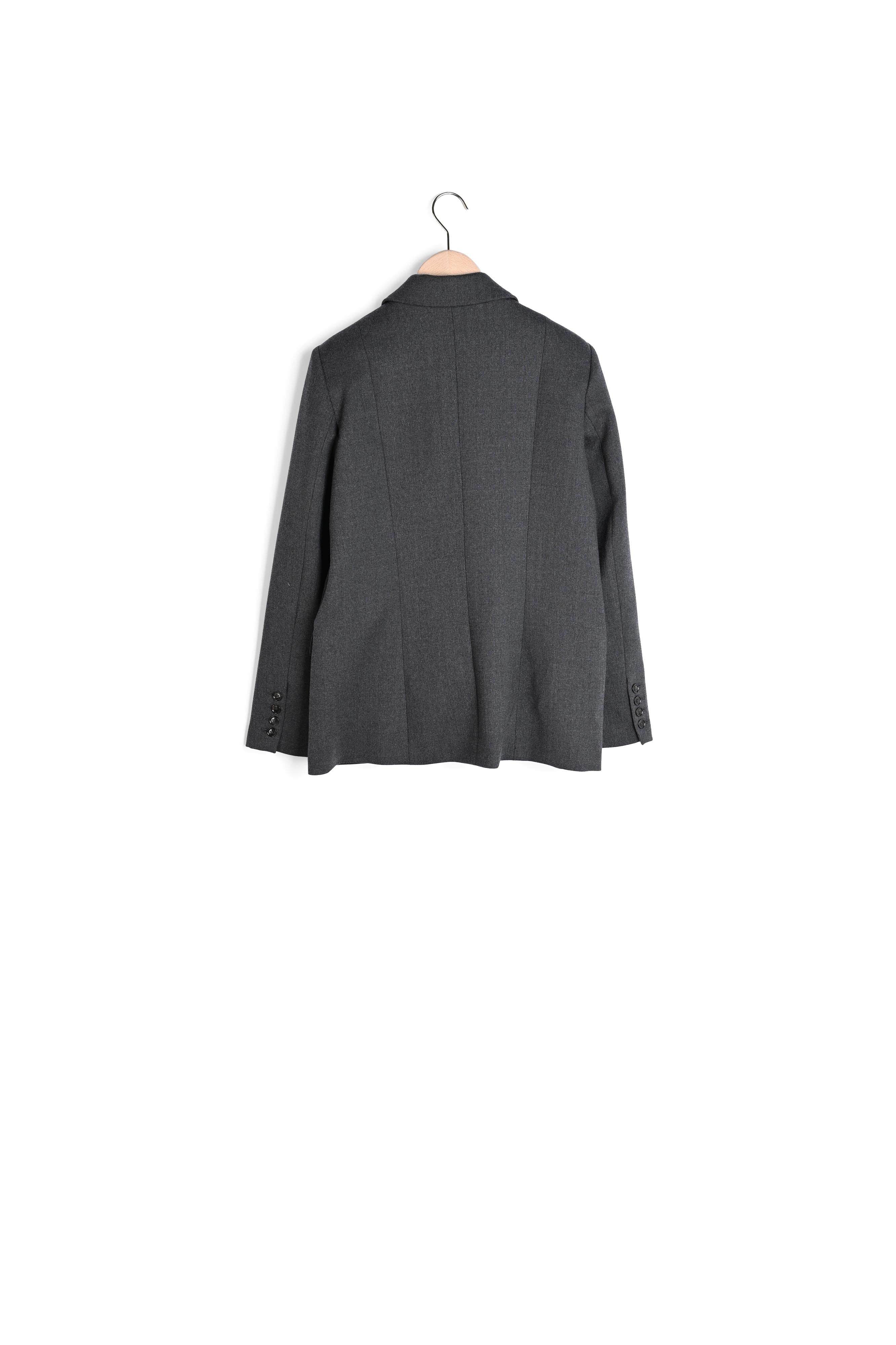 Veste Venezia grise en flanelle Faume - seconde main