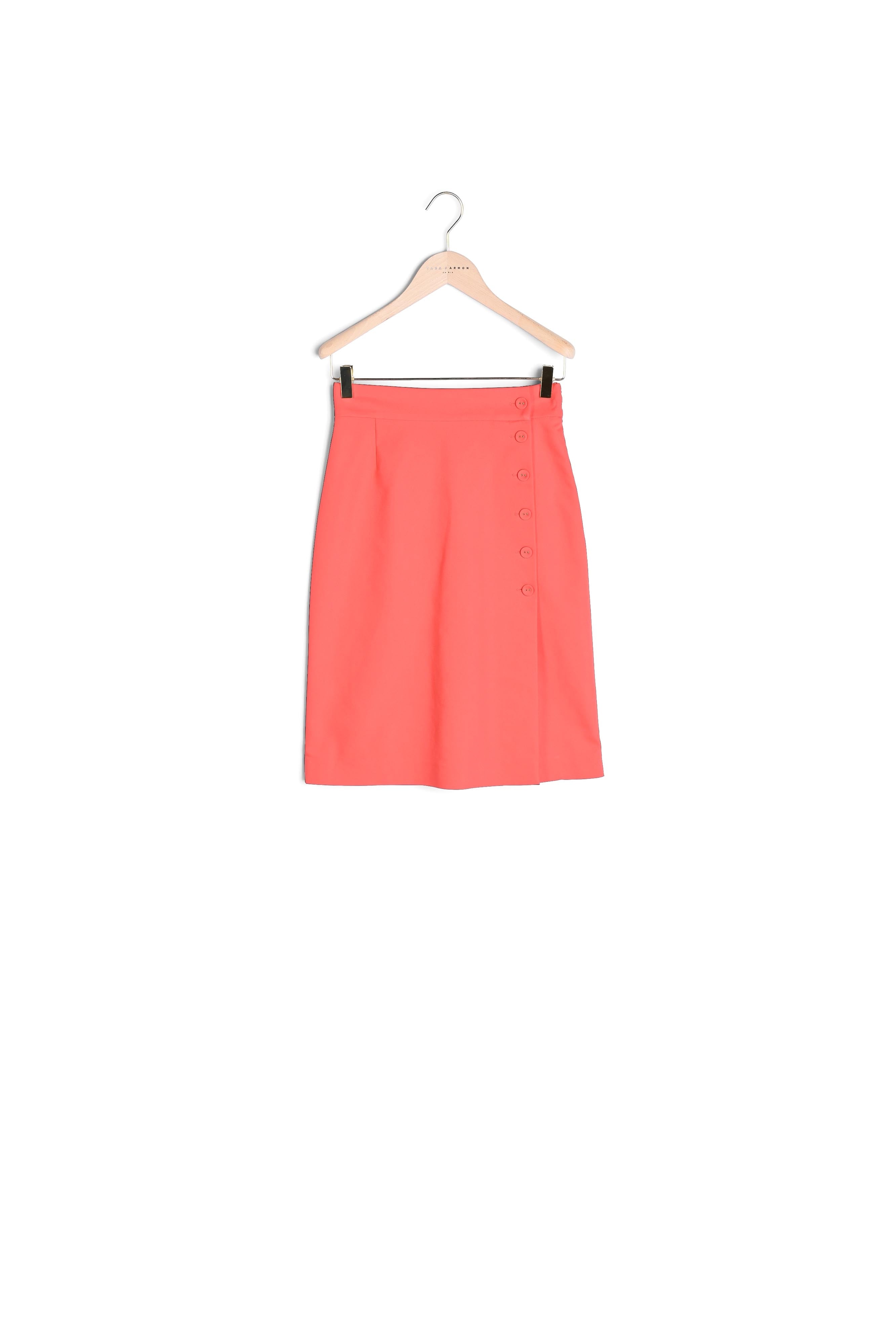 Jupe Josée rouge en coton Faume - seconde main