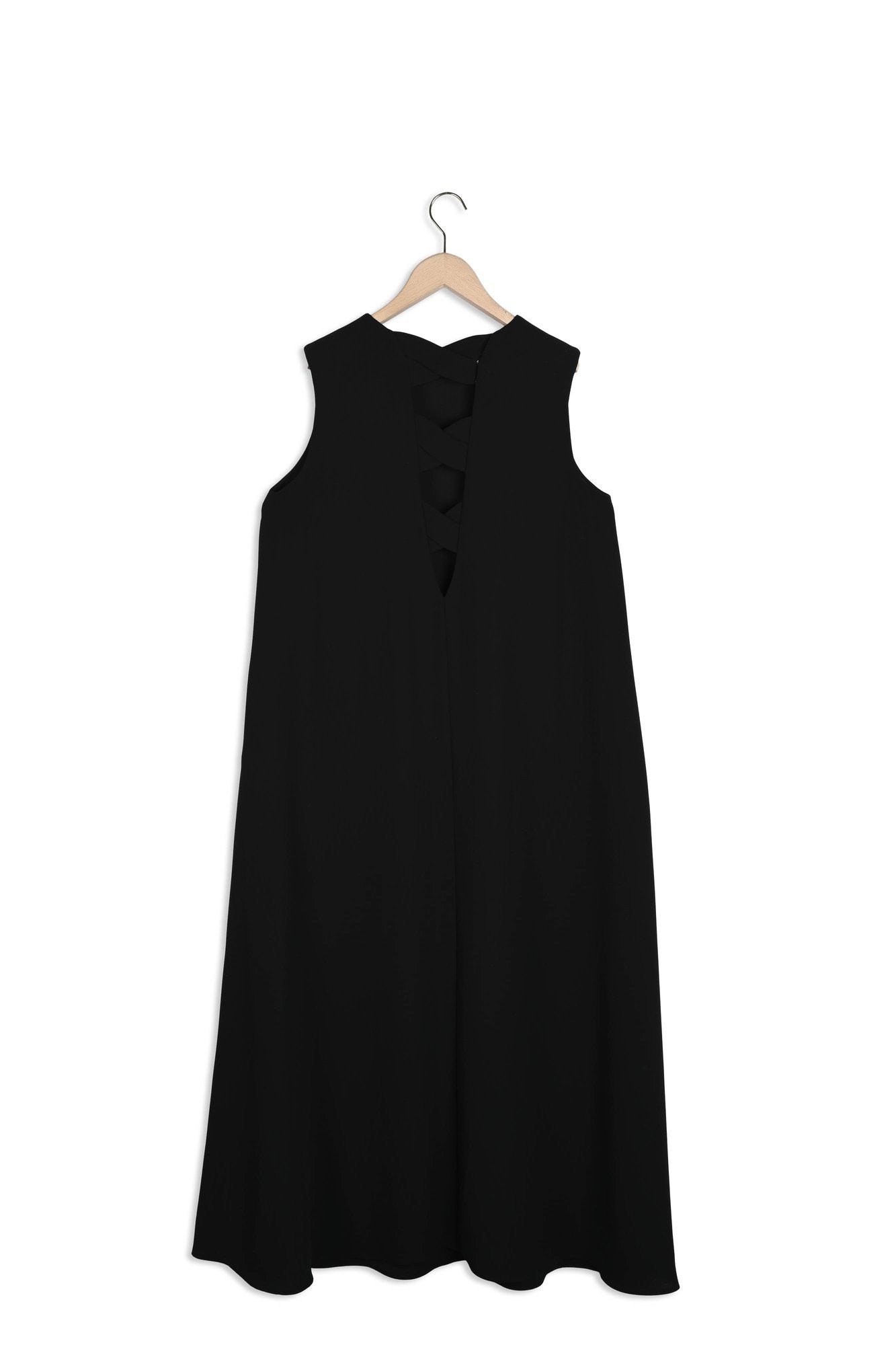 Robe Roxy noire en crêpe Faume - seconde main