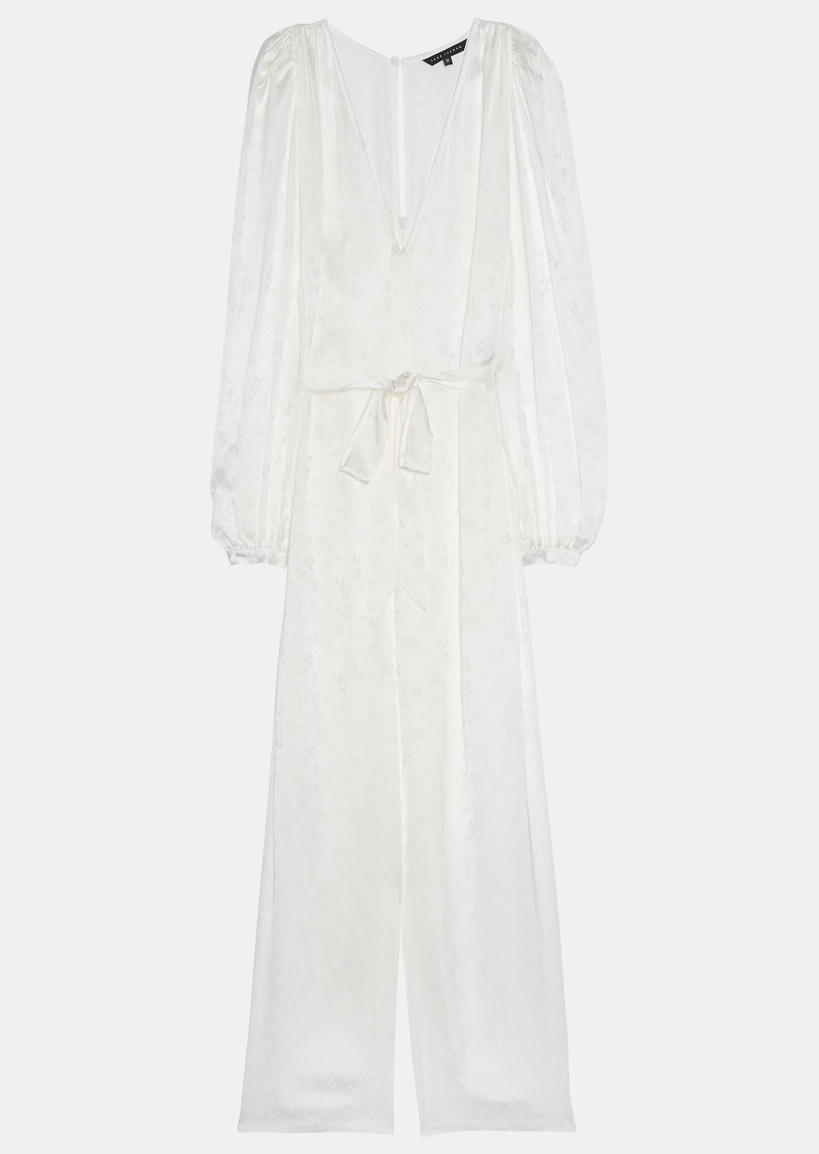 Combinaison Peffie blanche en jacquard viscose petites fleurs Faume - seconde main