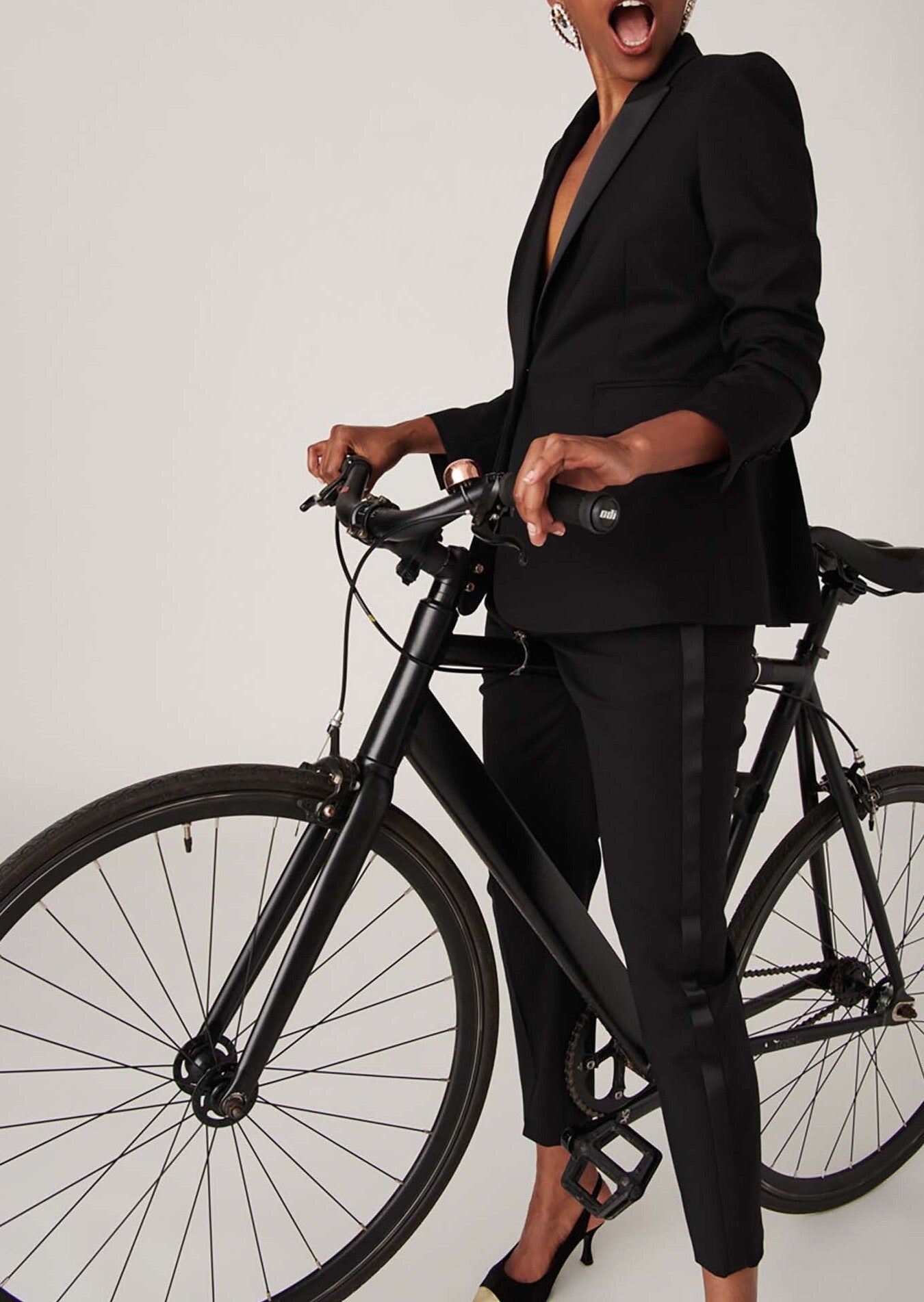 Pantalon de tailleur Paul noir en laine froide Faume - seconde main