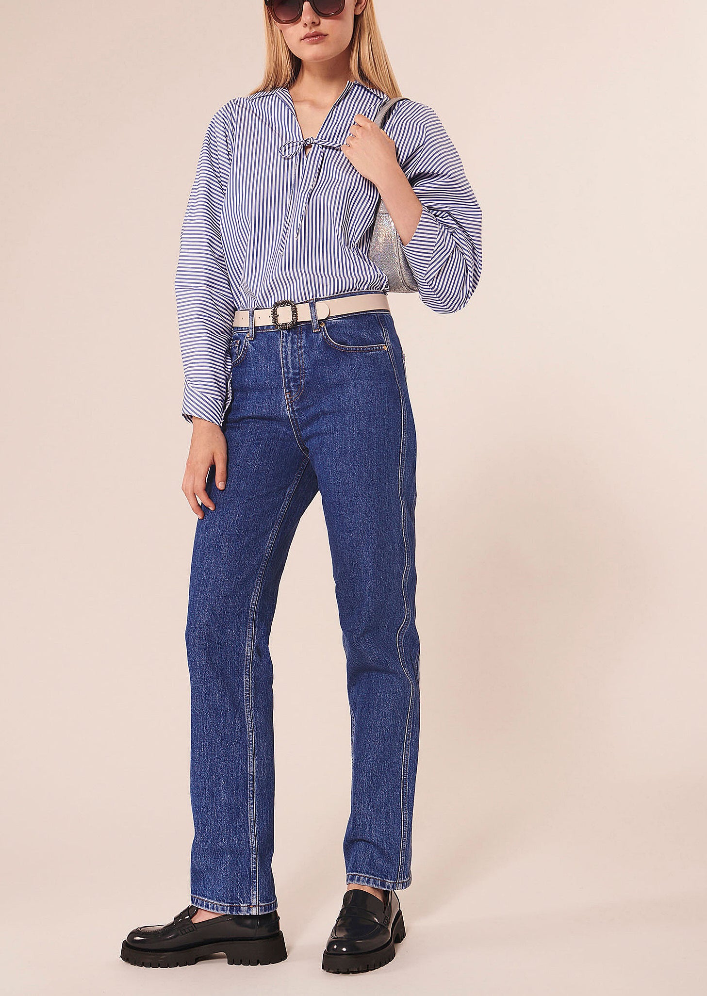 Jean Julian bleu en denim Faume - seconde main